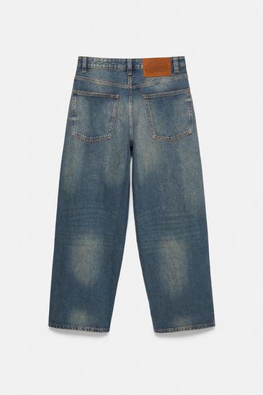 Baggy relaxed fit jeans — Neon blue 7