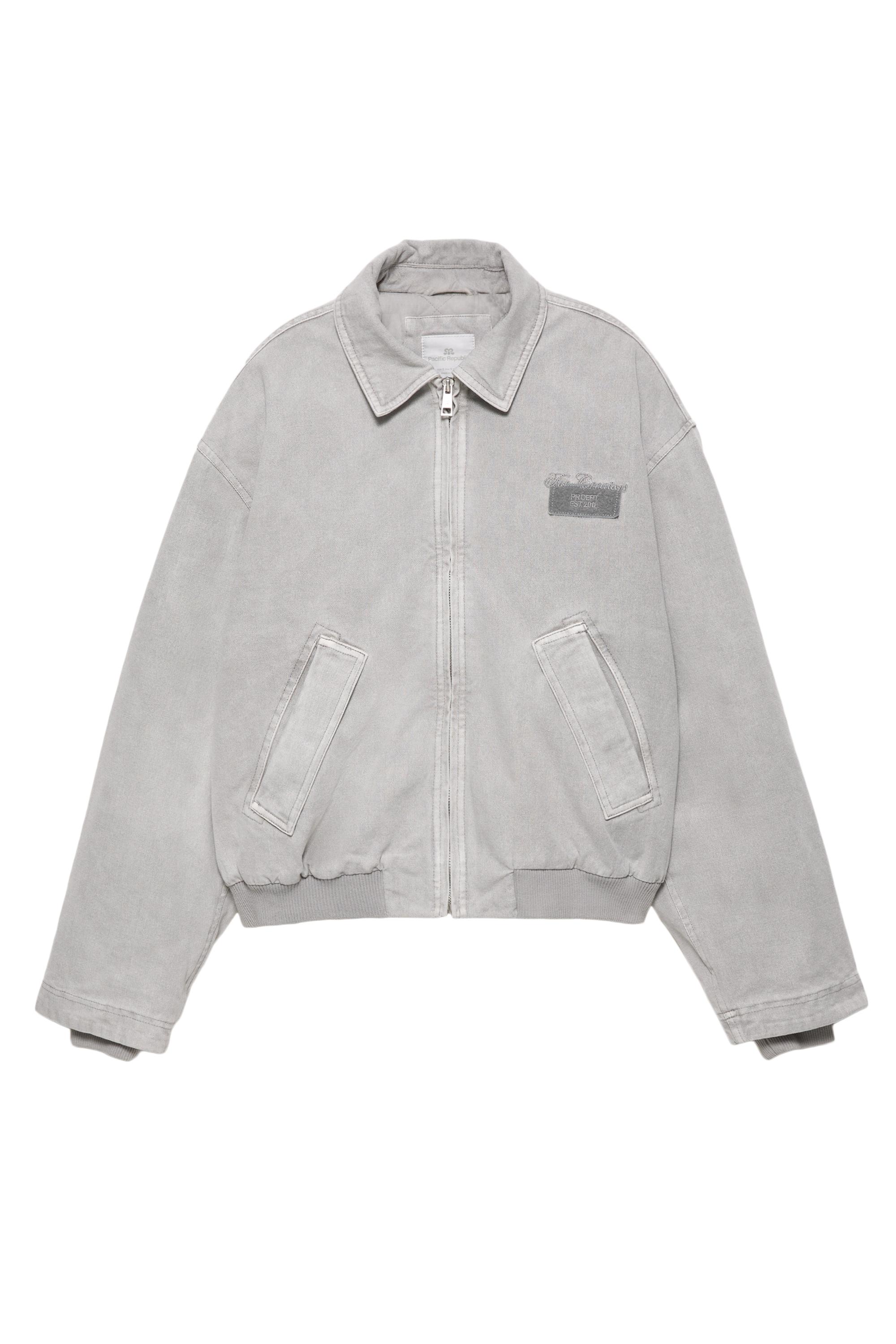 Embroidered patch jacket