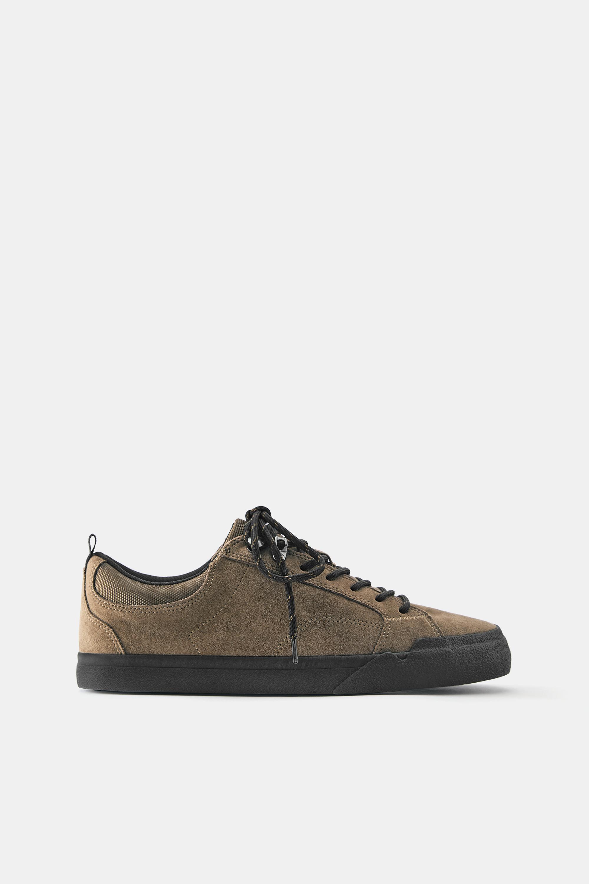 Lace-up casual trainers — Brown