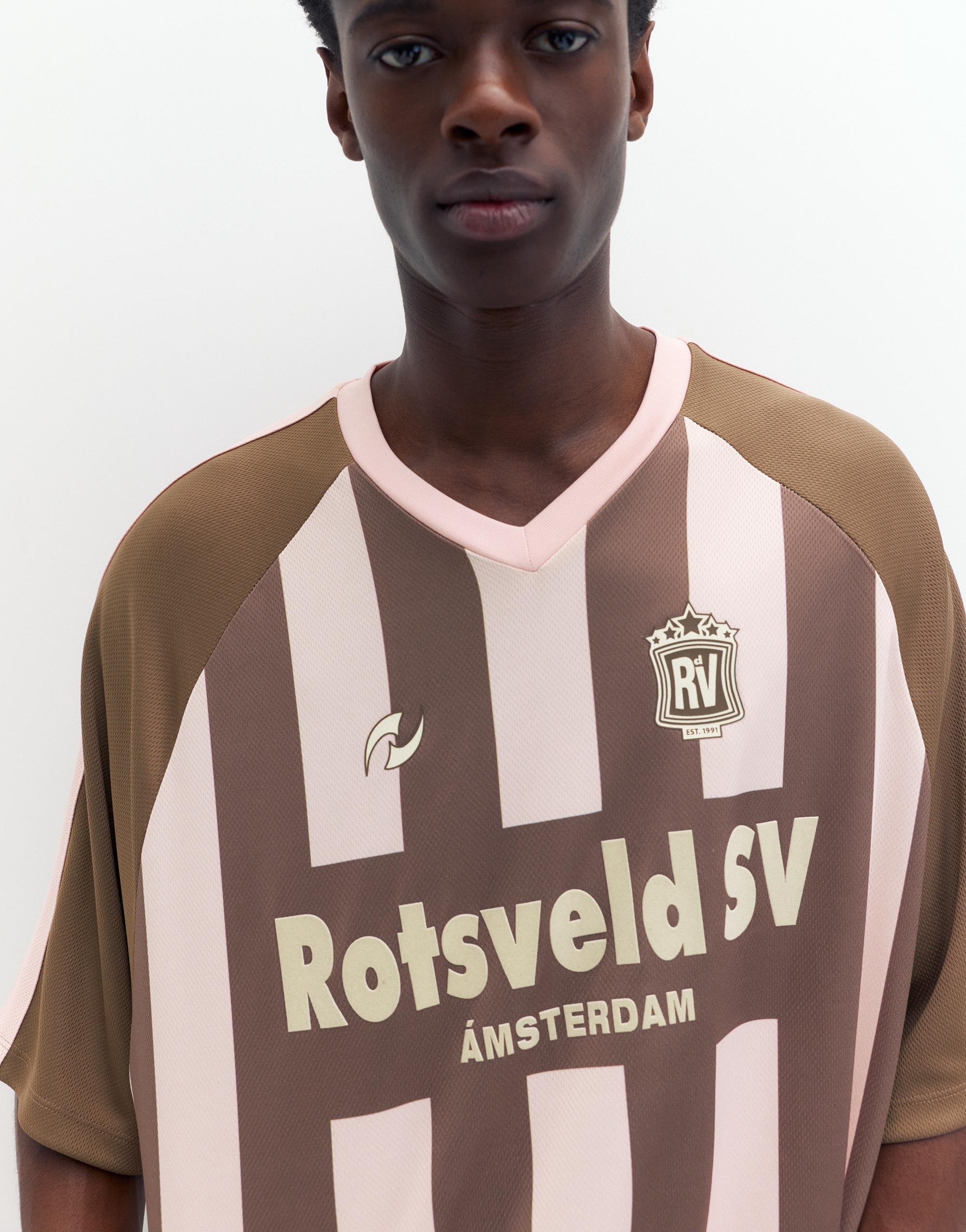 Çizgili Amsterdam futbol tişörtü - Görsel 12