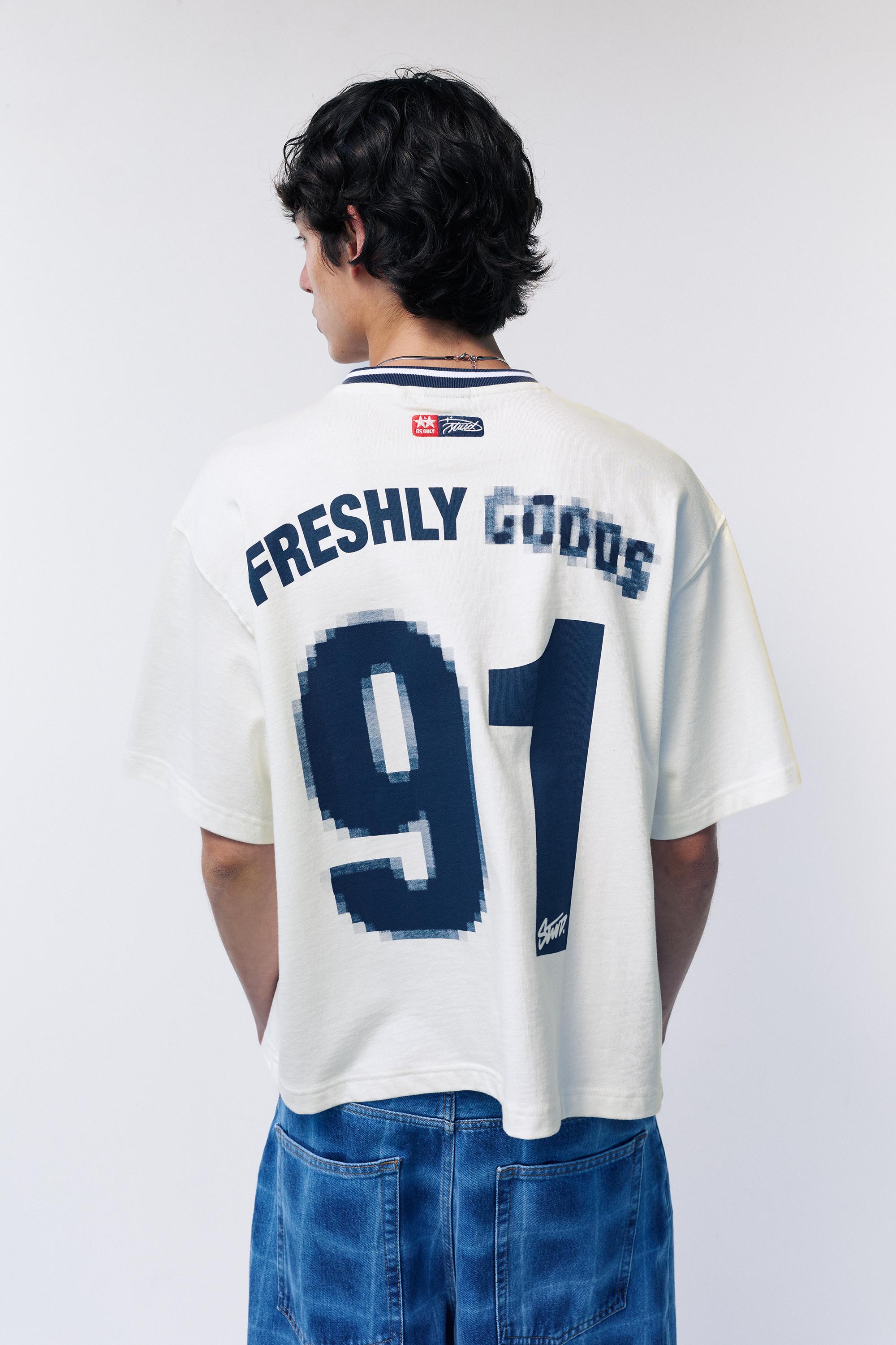91 grafik baskılı t-shirt - Görsel 6