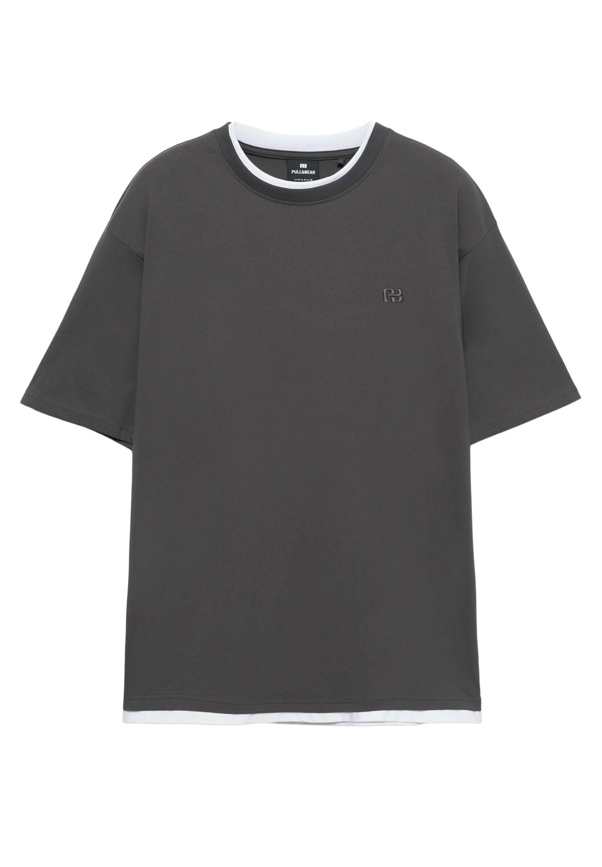 Double logo T-shirt — Blue