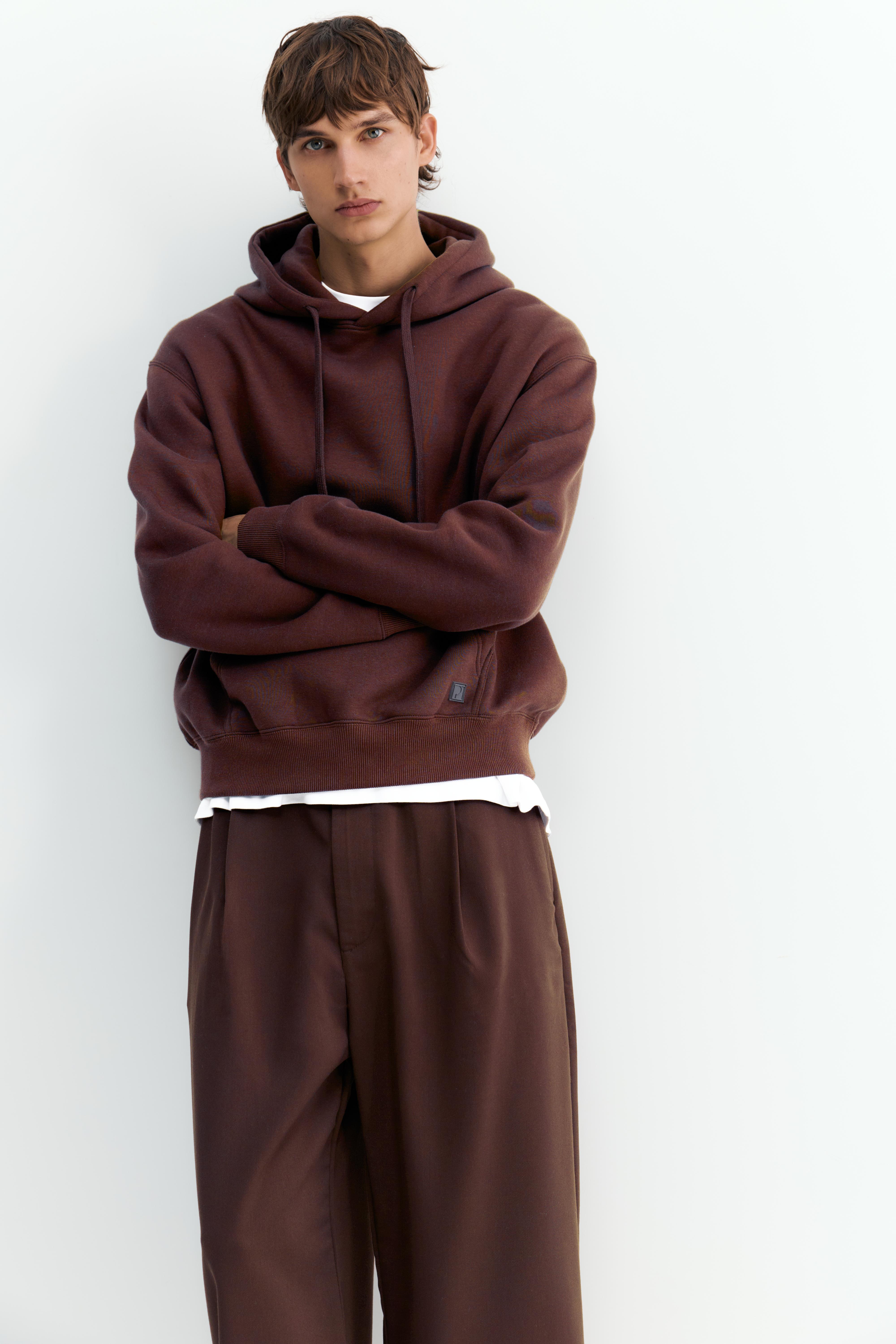 Basic hoodie — Chocolate
