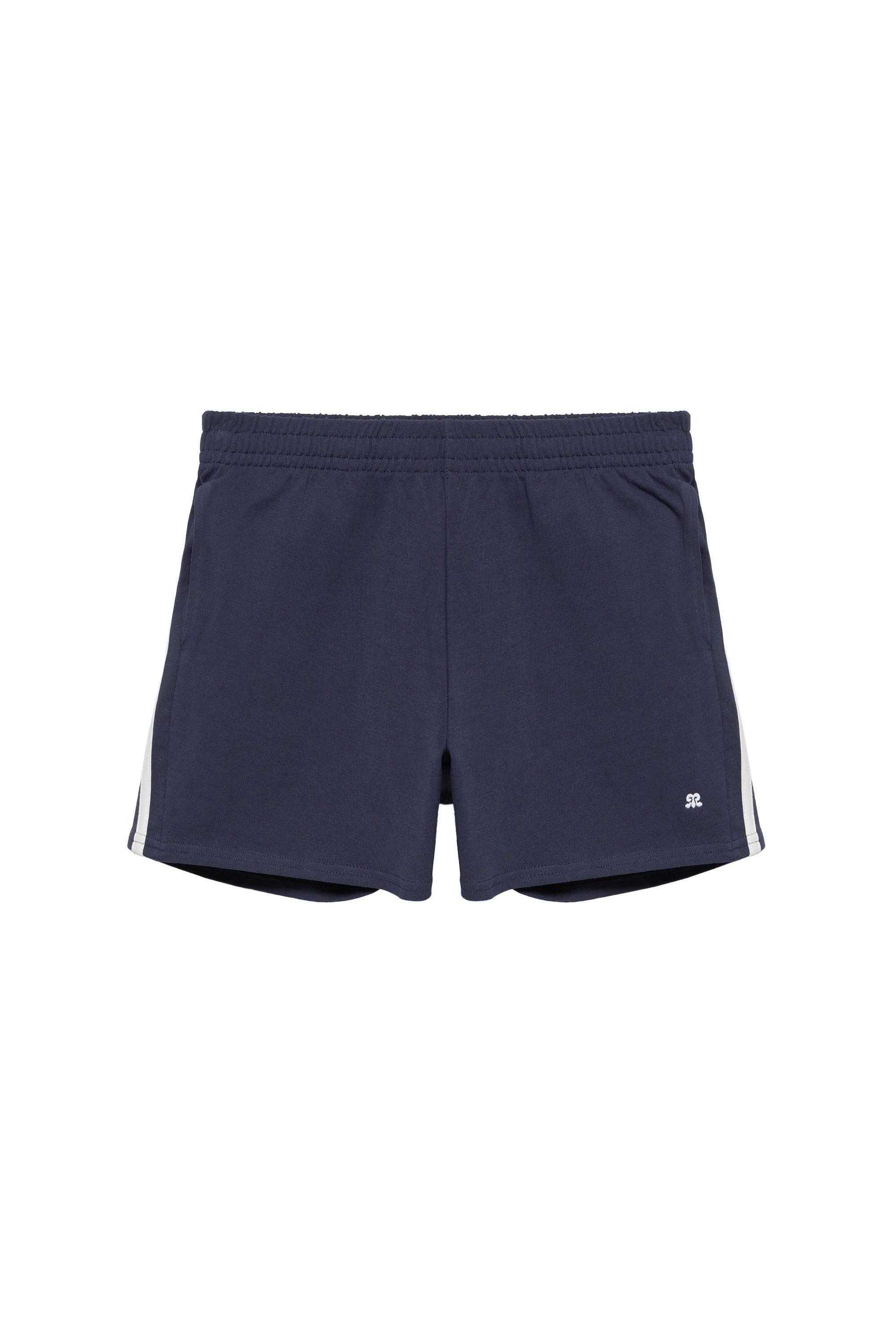 Pull&Bear Yan şeritli spor şort görsel 3