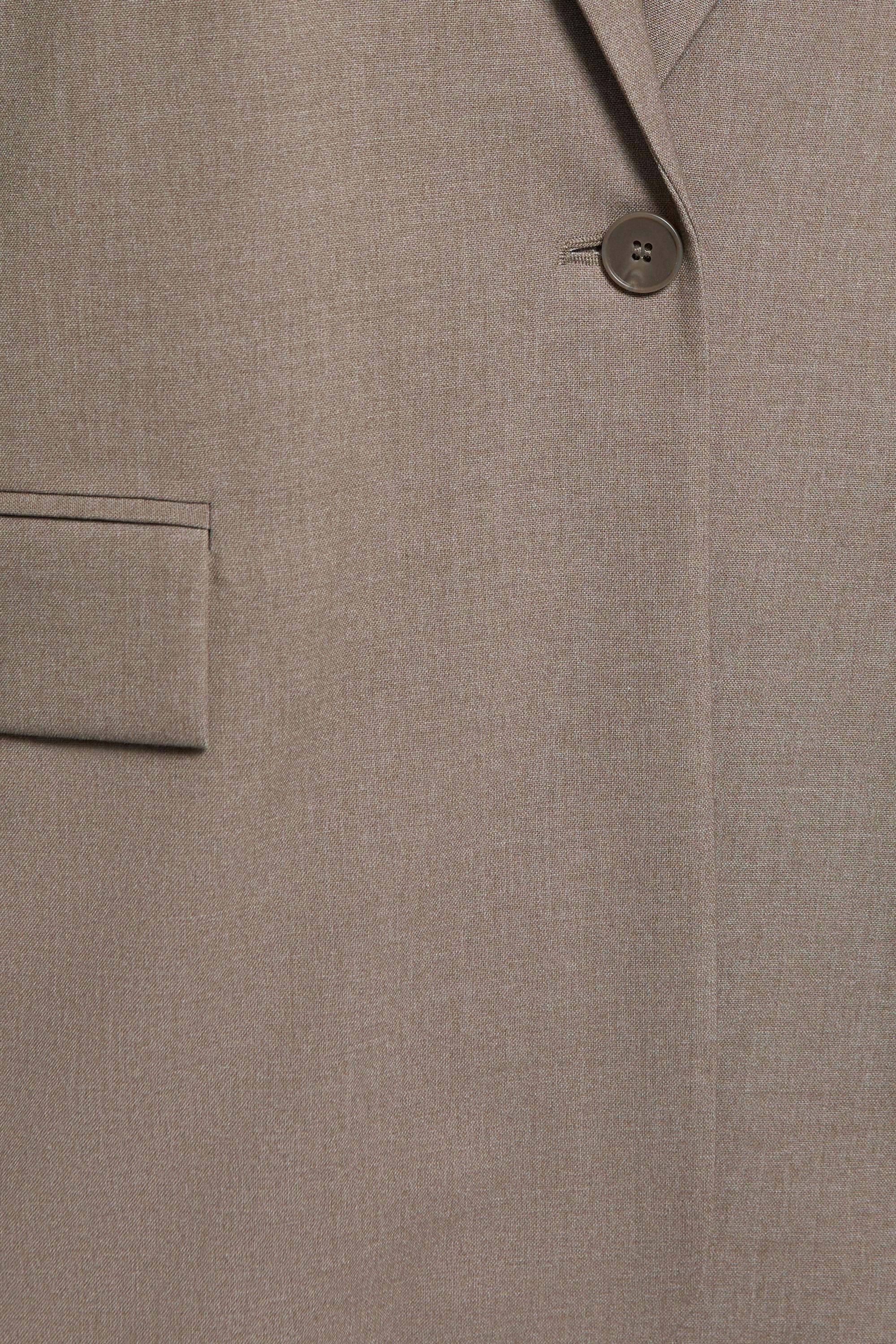 Basic blazer — Mole brown