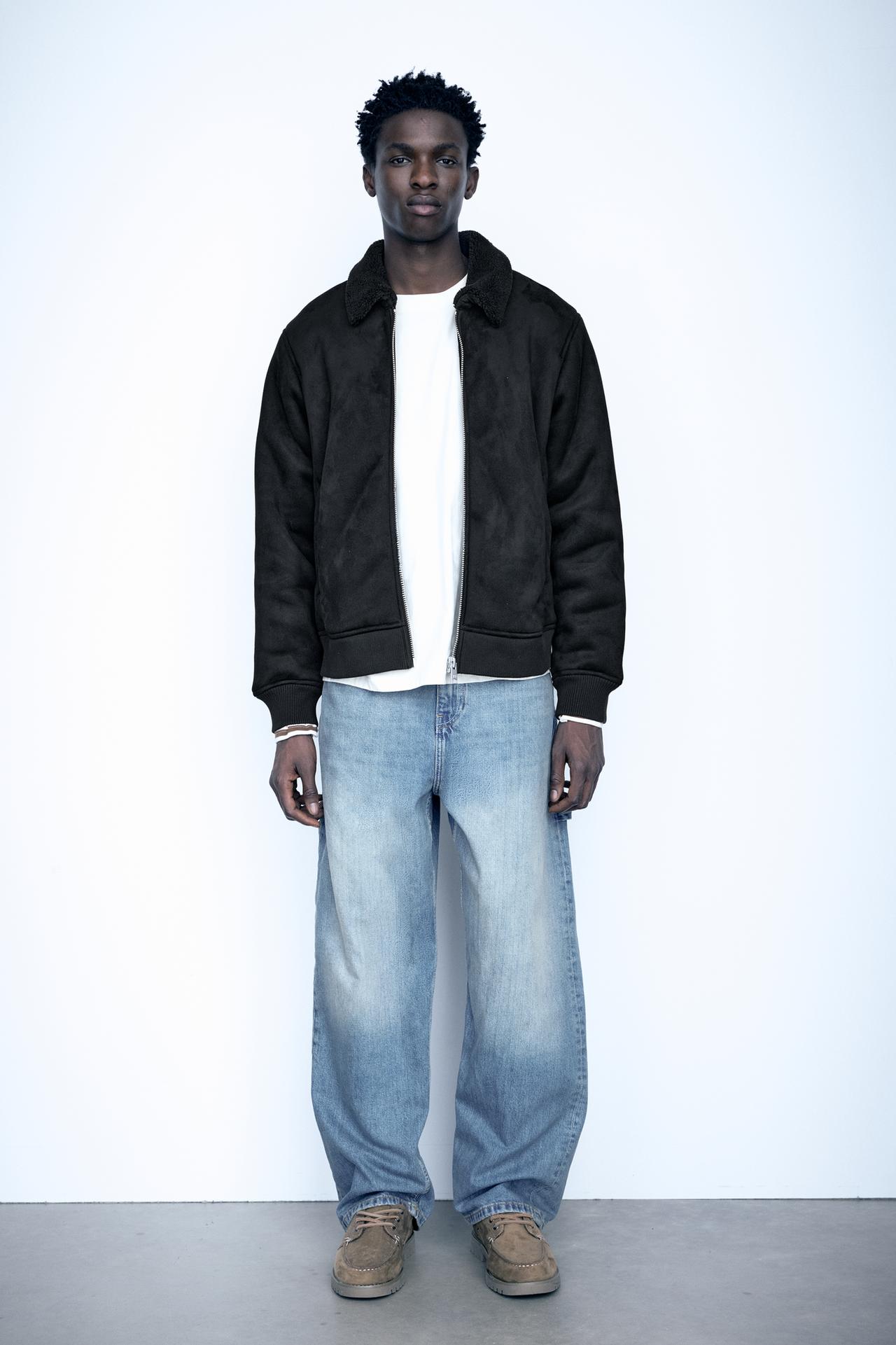 Combined double-faced jacket — Black
