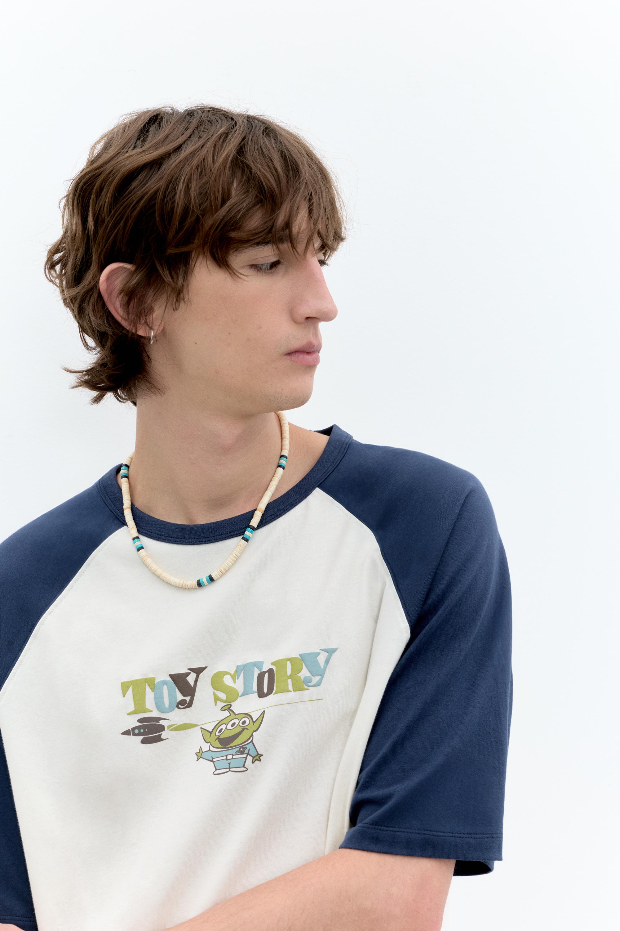 Toy Story raglan-sleeve T-shirt — Off white