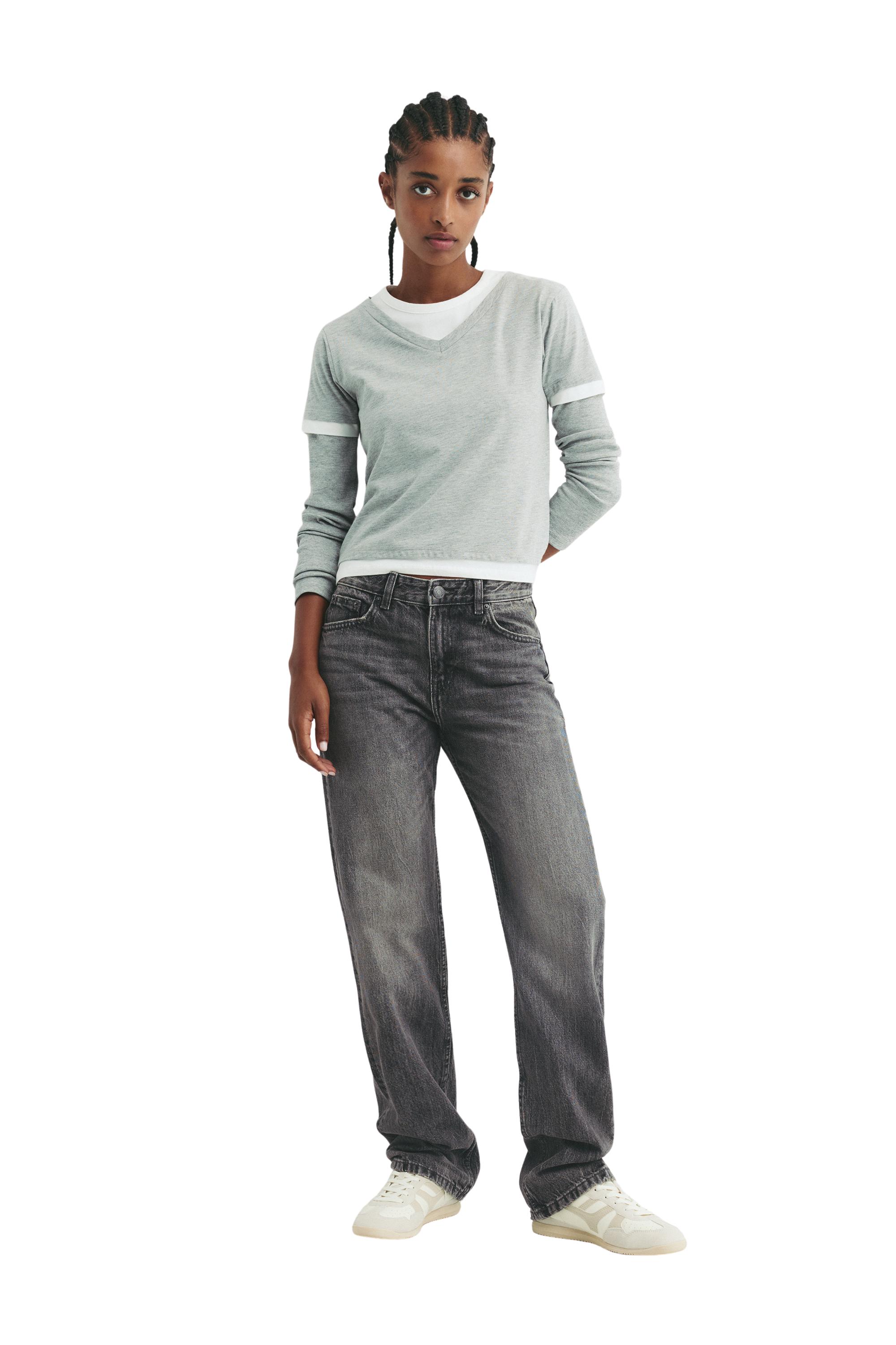 Orta bel straight fit jean - Görsel 132