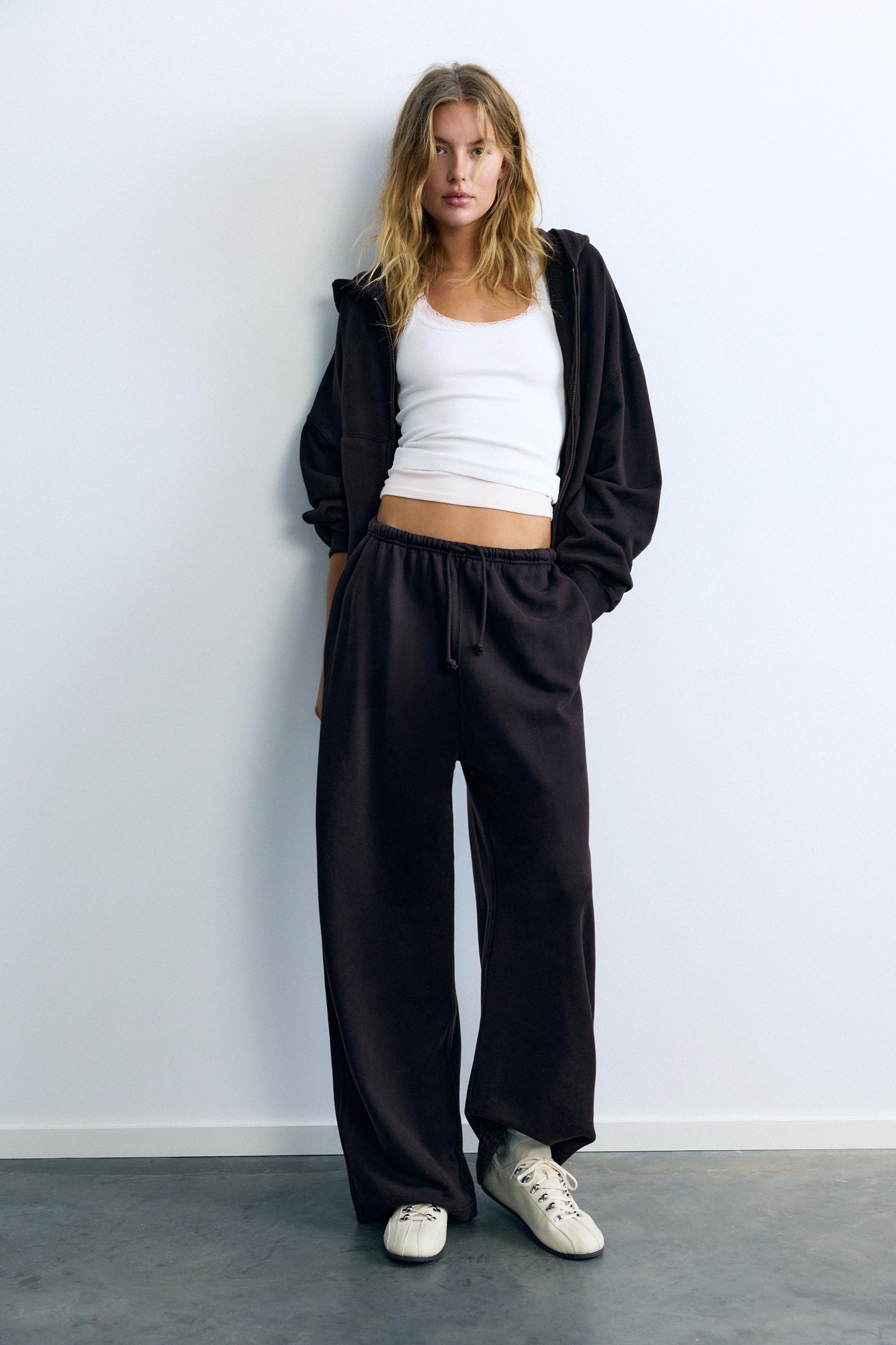Pull&Bear Paçası lastikli jogger pantolon görsel 8