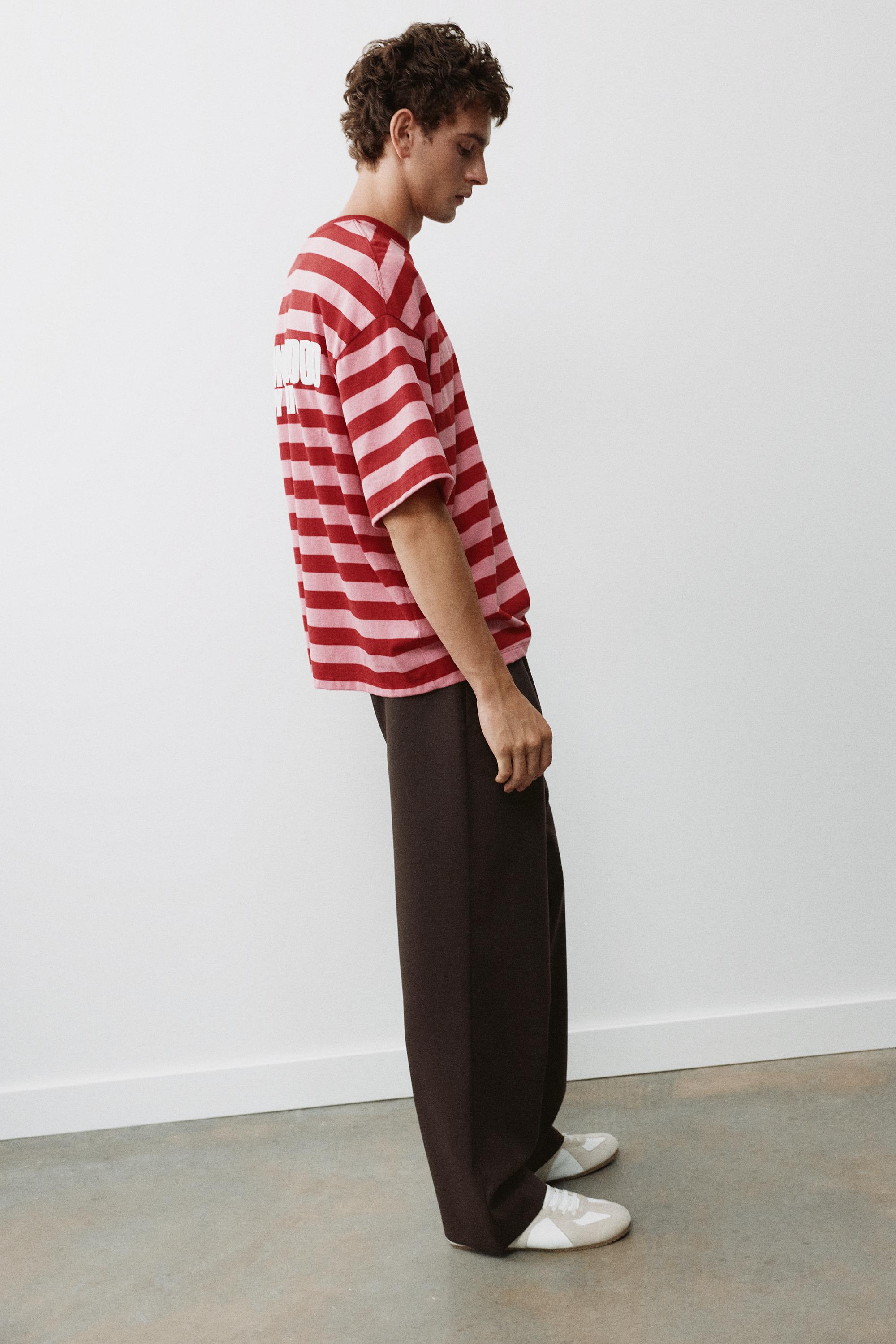 Tailored darted trousers — Brown