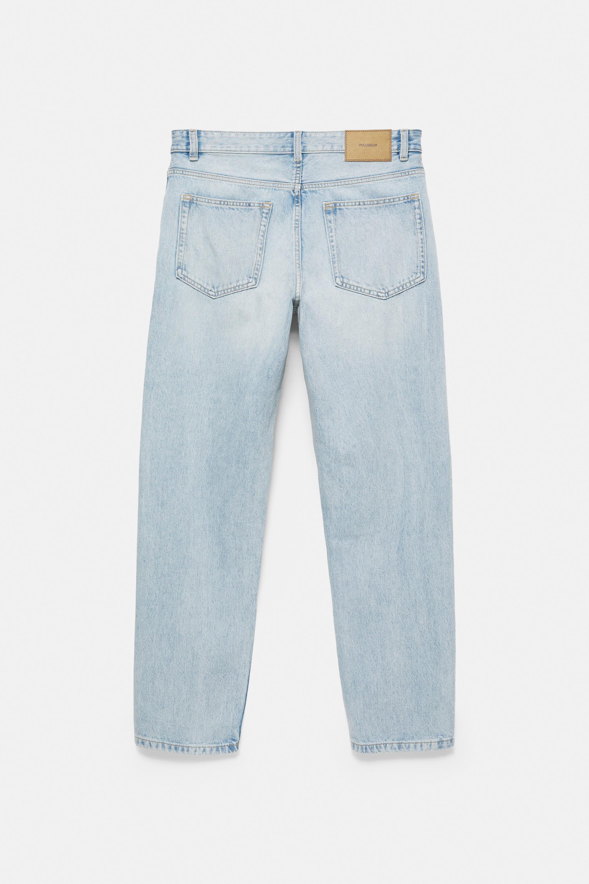 Straight-leg jeans — Pale indigo