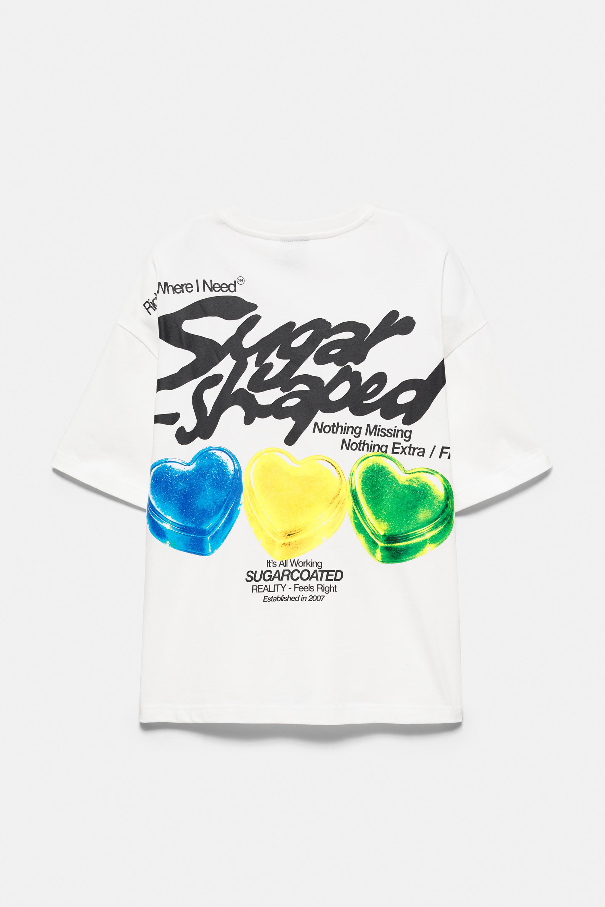 STWD Sweet Candy graphic T-shirt — White