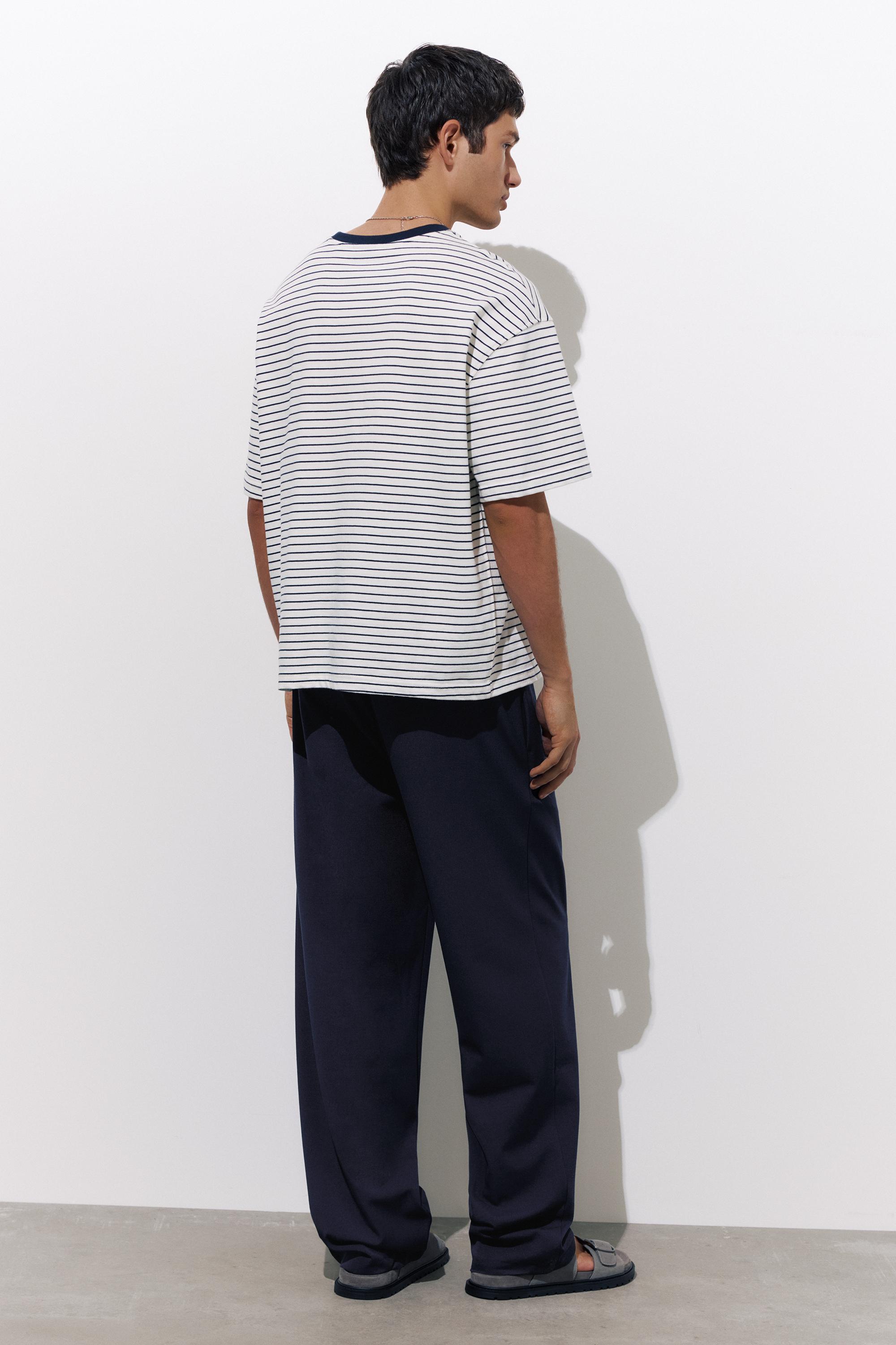 Tailored fit joggers — Navy