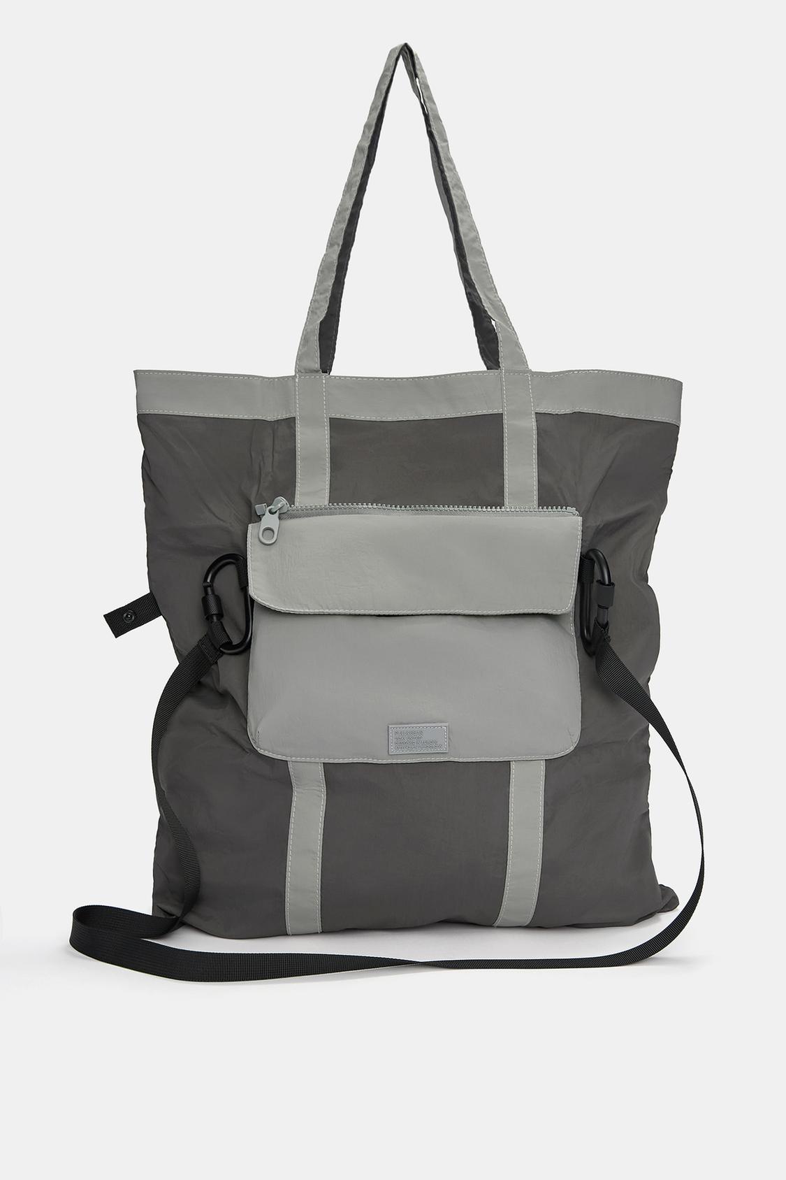 Convertible nylon messenger bag - pull&bear 