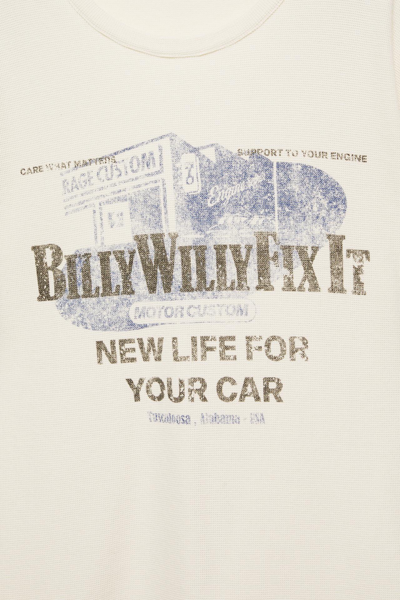 Boxy graphic T-shirt — Off white