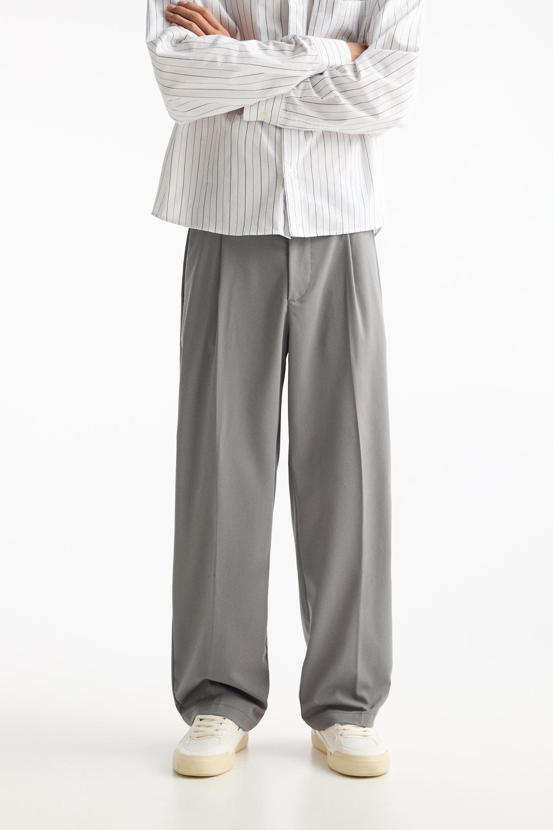 Pantalon Tailoring Pull And Bear Hombre Pantalones Chinos Tailored