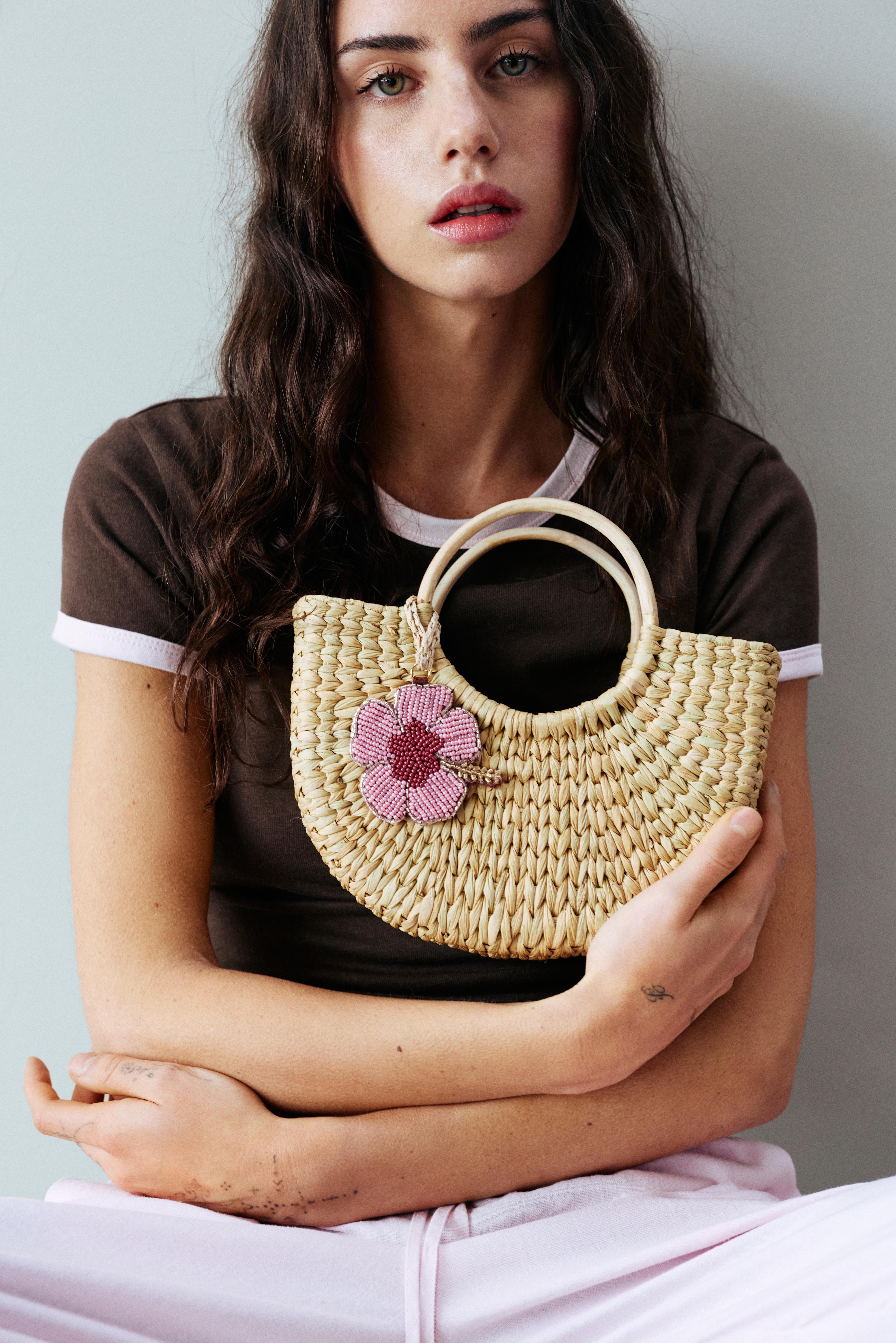 Hasır sepet el çantası - Görsel 12