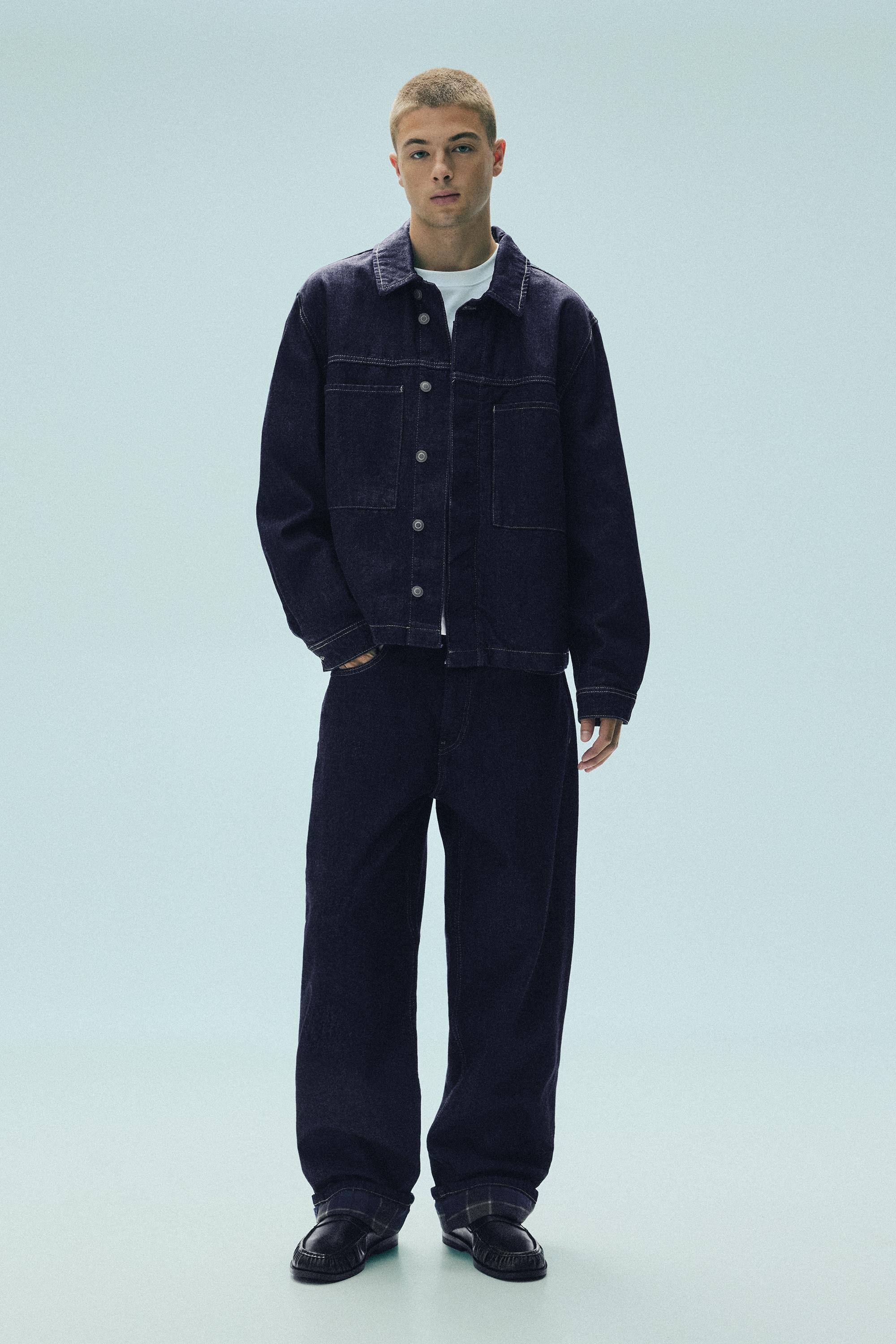 Pull&Bear Kareli paça devetli jean