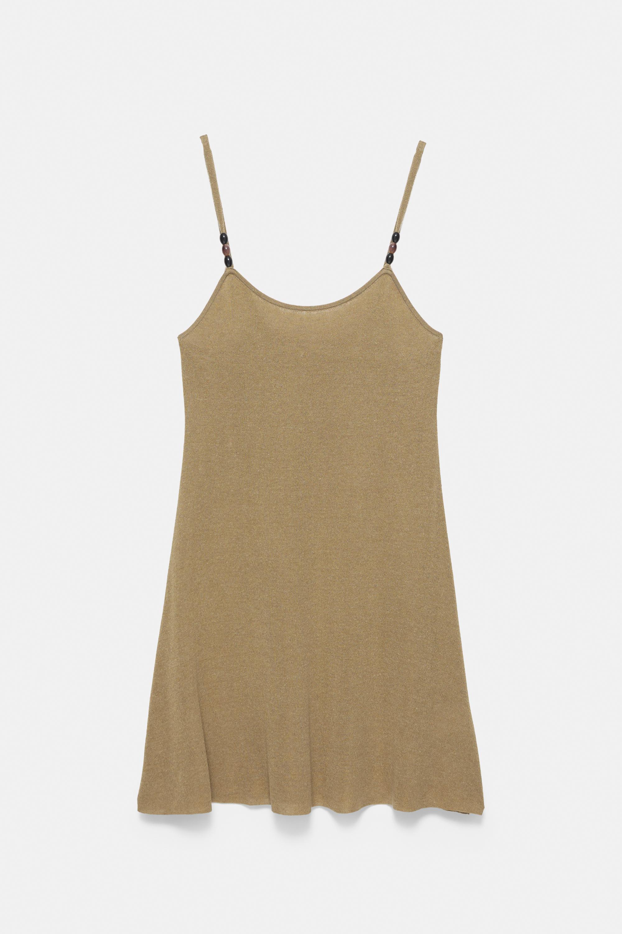 Short knit strappy dress