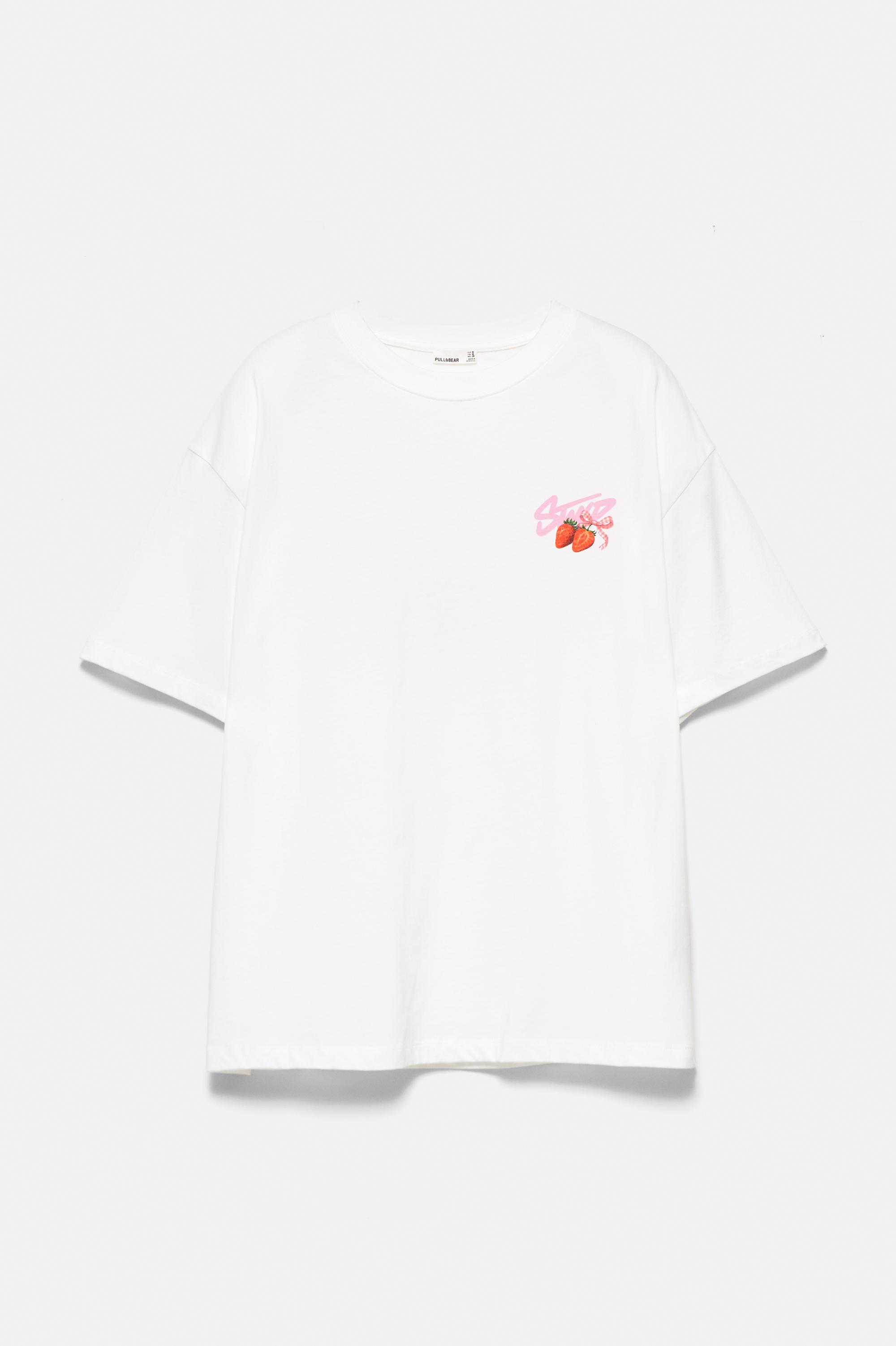 STWD strawberry graphic T-shirt — White