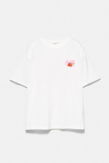 STWD strawberry graphic T-shirt — White 6