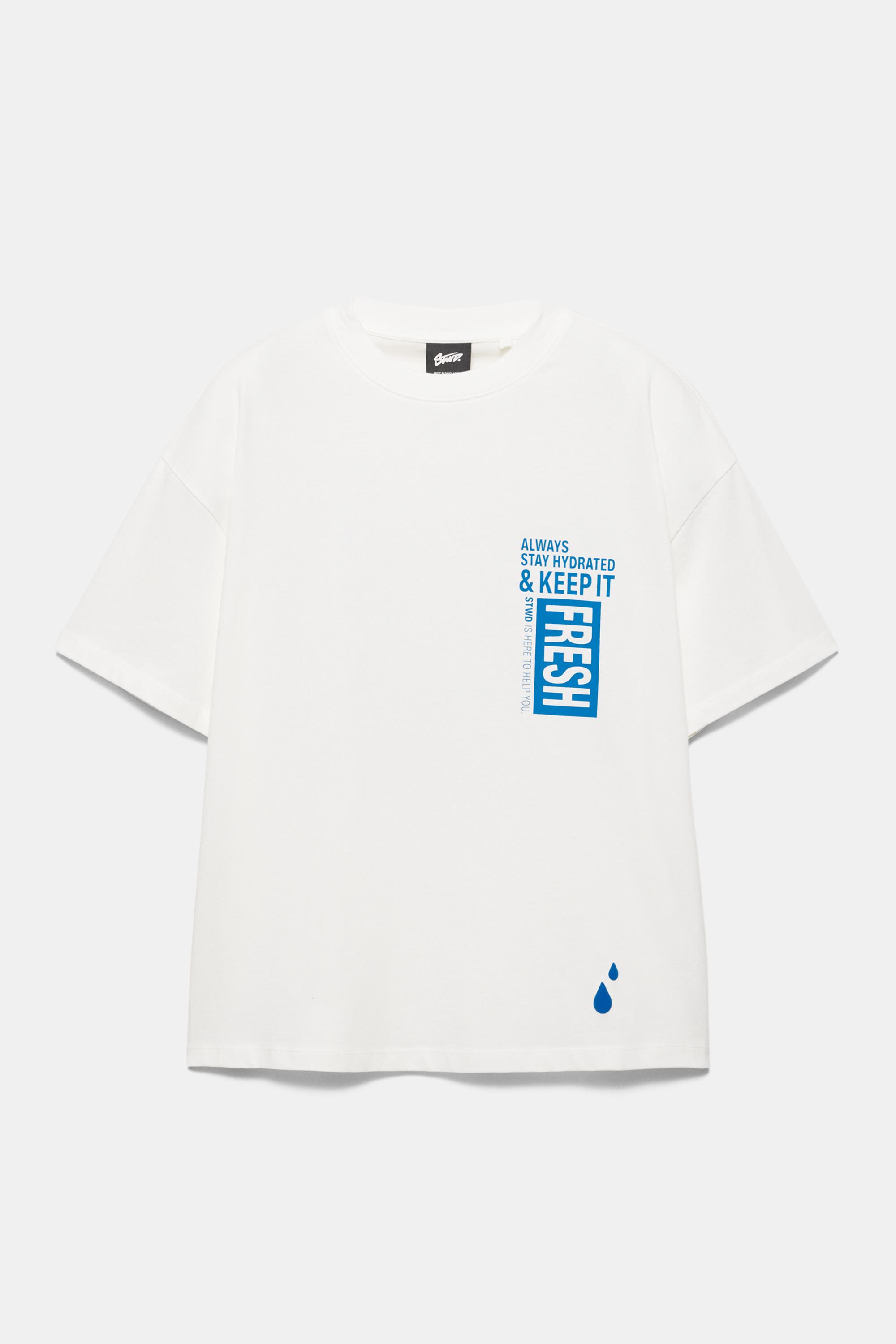 Kısa kollu grafik baskılı t-shirt - Görsel 5