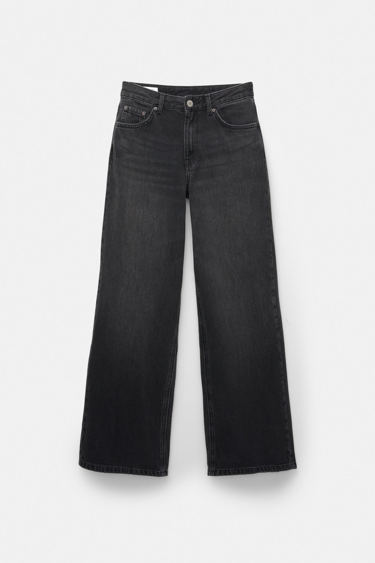 Low-rise baggy jeans — Black