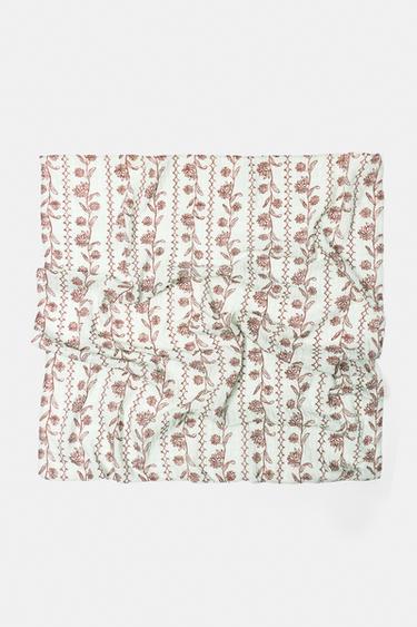 Embroidered scarf — Blue 5