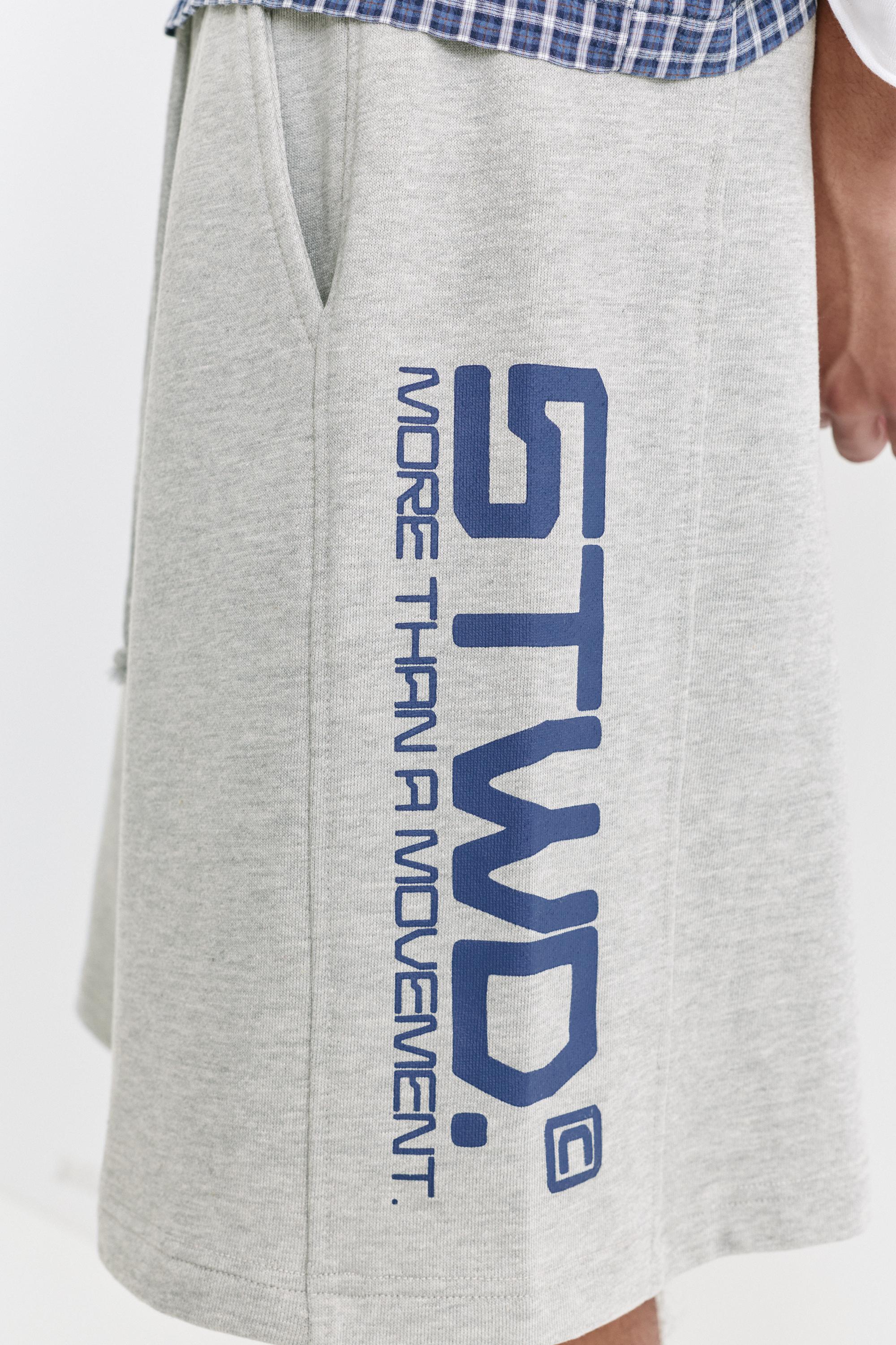 STWD sports Bermuda shorts — Medium marl