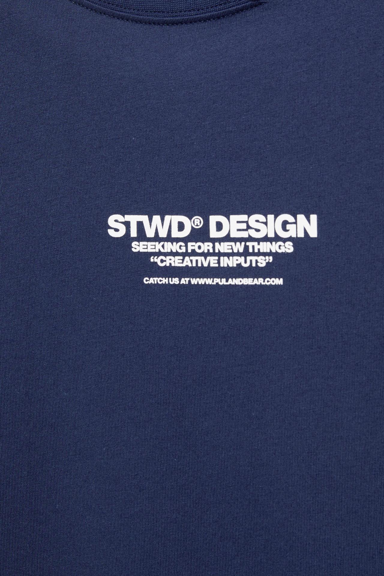 STWD graphic T-shirt — Dark blue