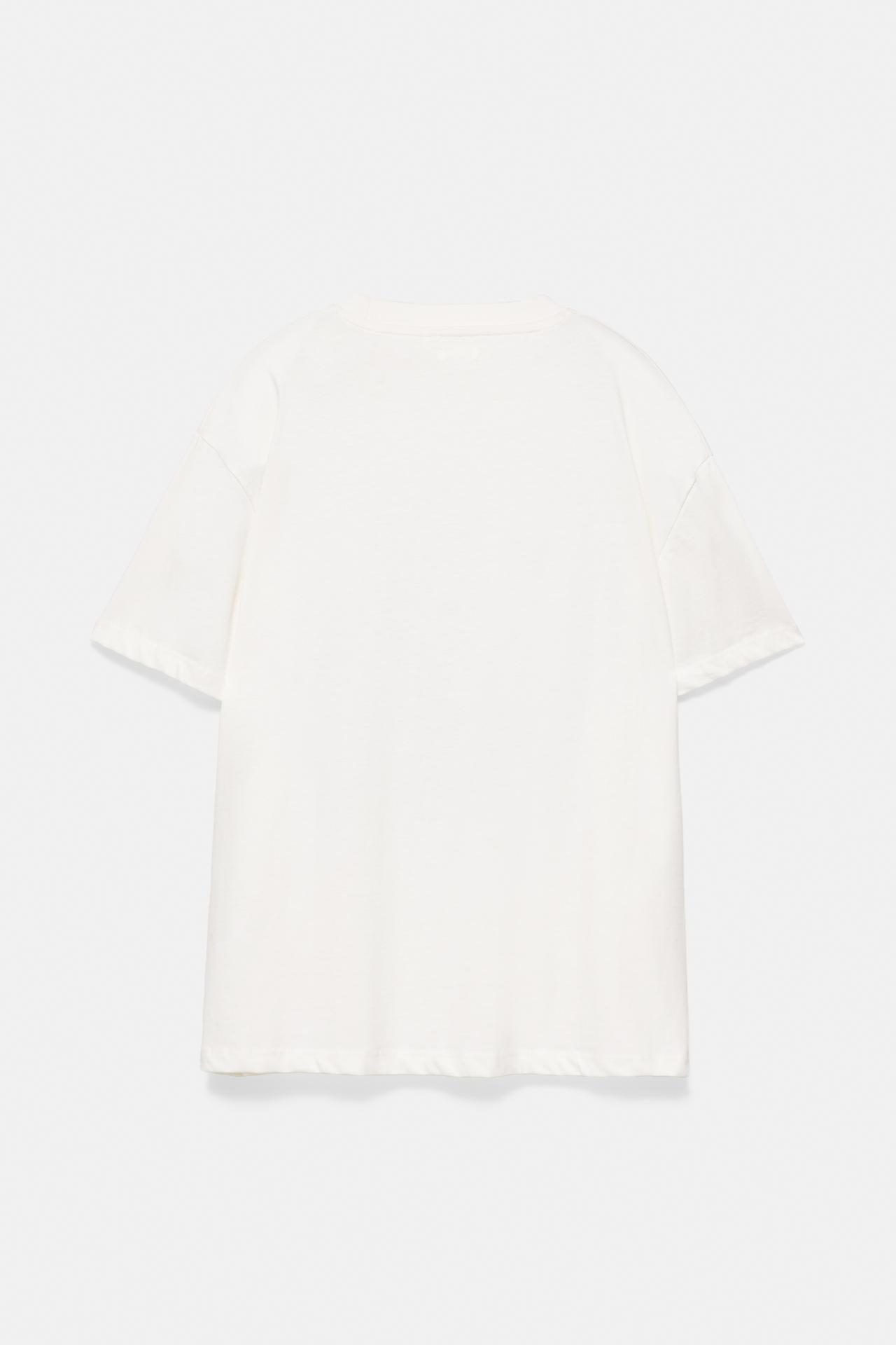 Oversize graphic painting T-shirt — Ice