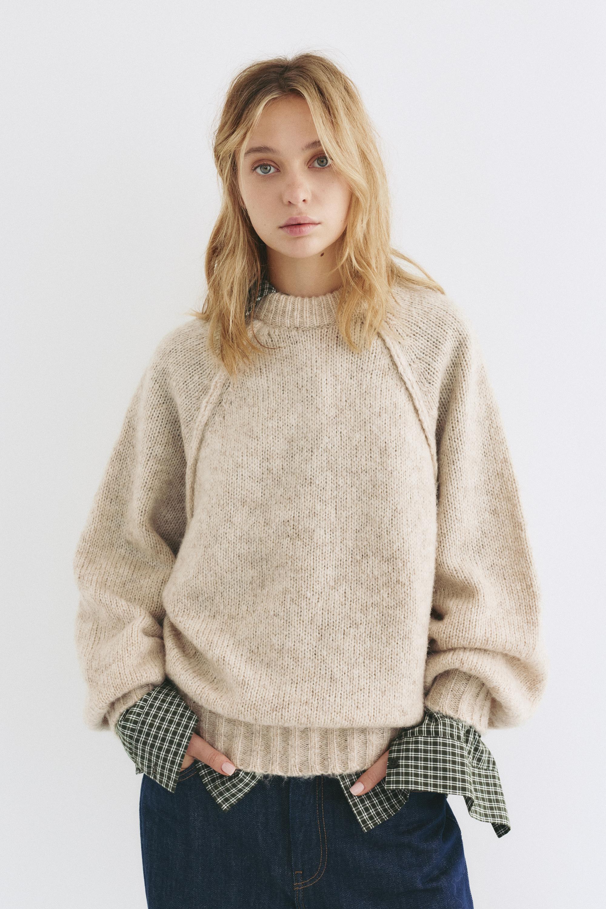 Pull Manches Volume - Pull&Bear - Modalova