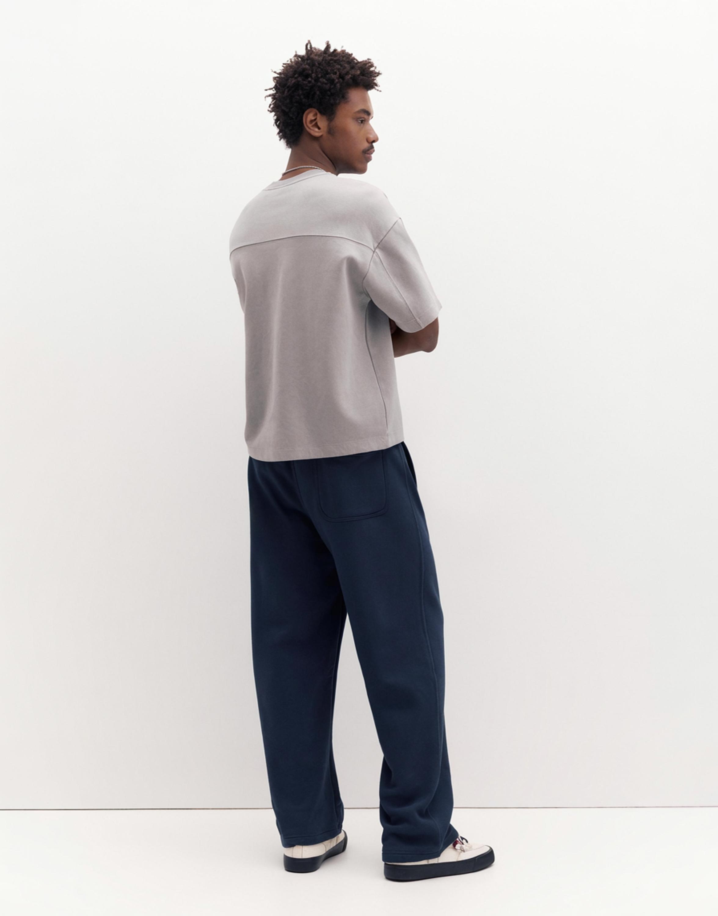 Basic baggy tracksuit bottoms — Navy