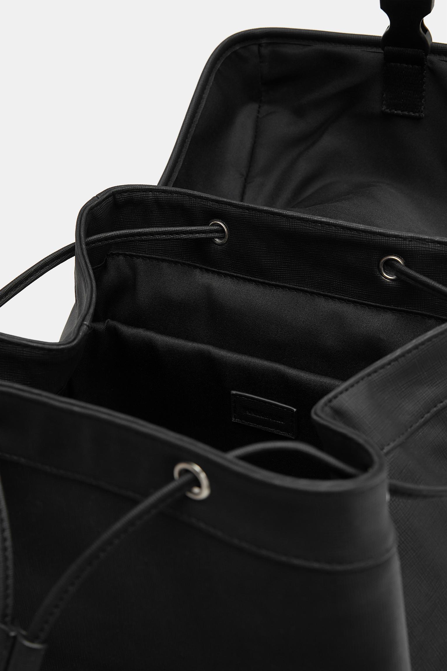 Tokalı dokulu sırt çantası - Görsel 4