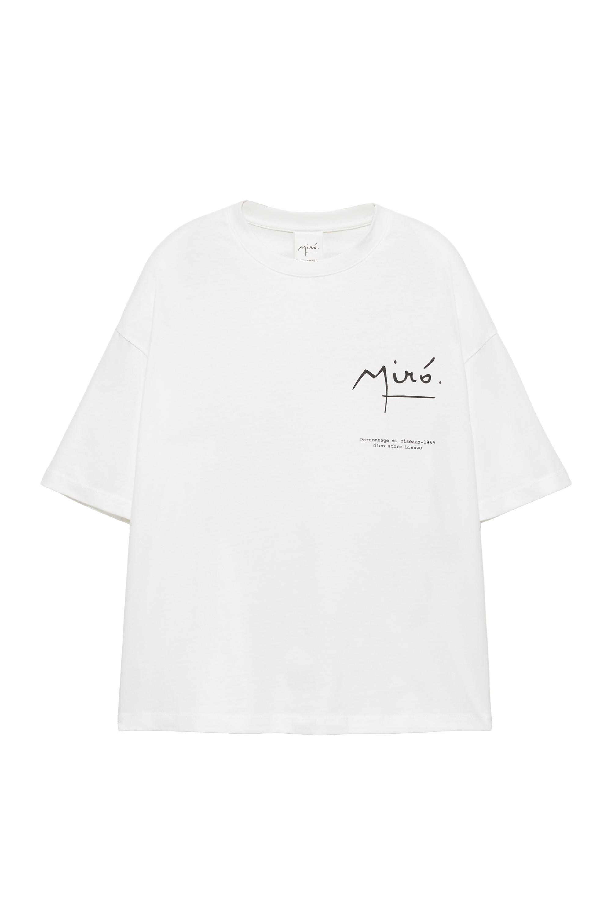 Pull&Bear Miró relaxed fit tişört görsel 4