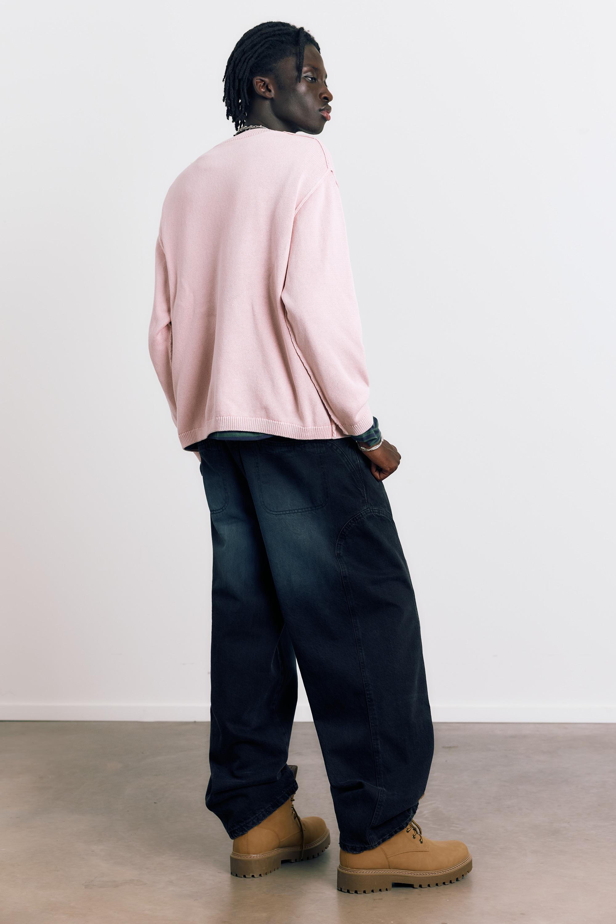 STWD Studio embroidered jumper — Pink