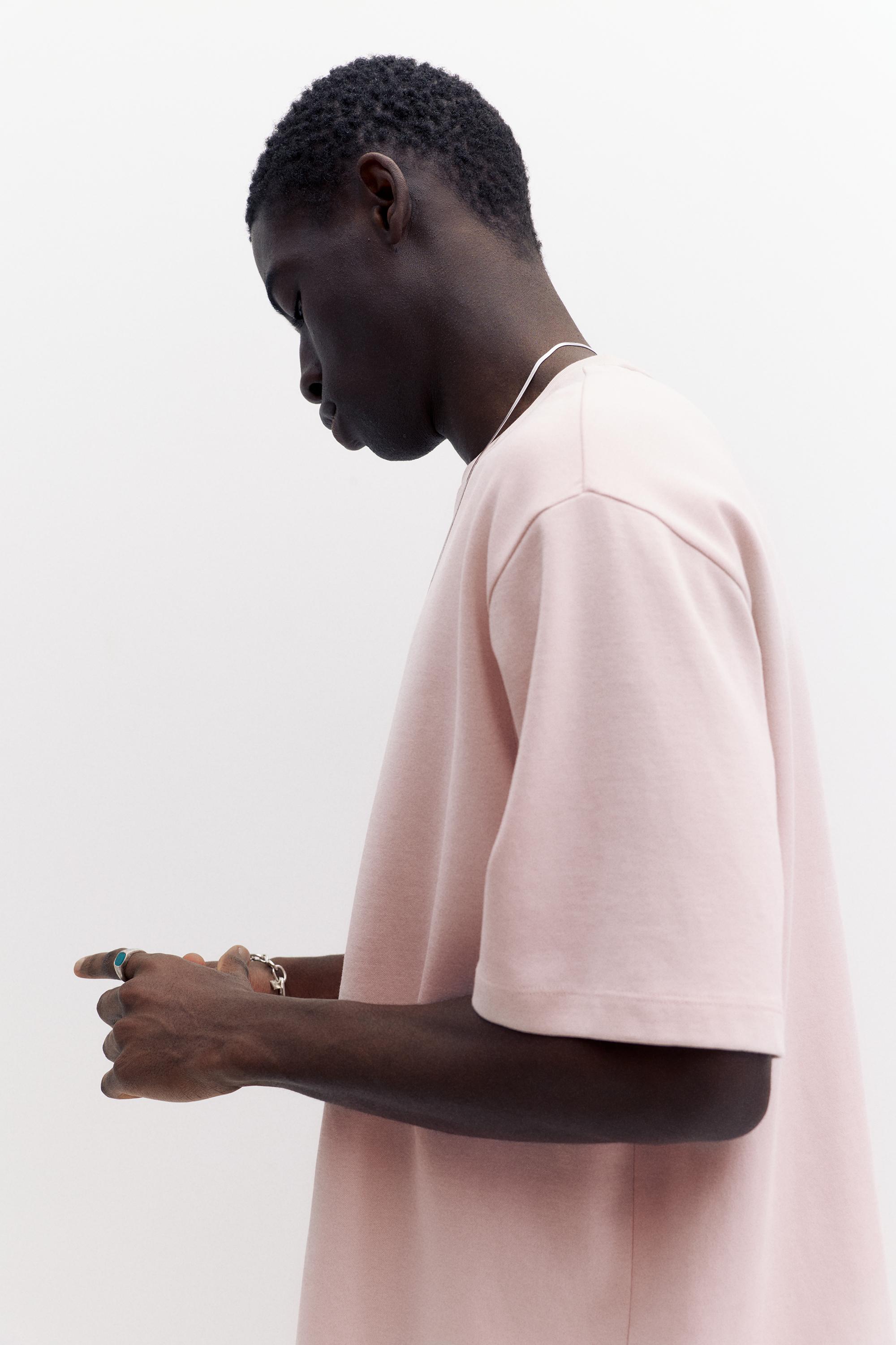 Boxy T-shirt — Pink