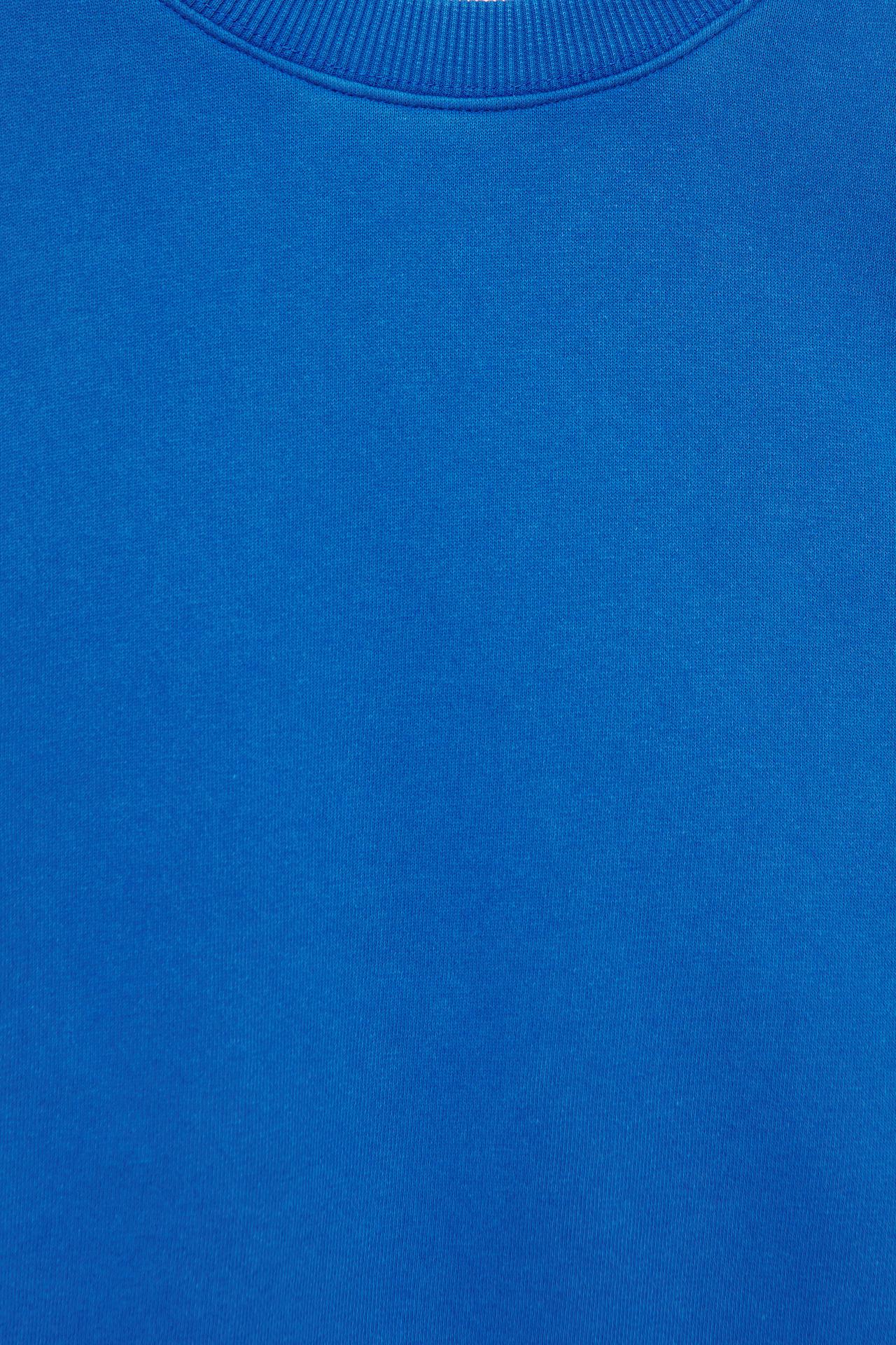 Round neck sweatshirt — Deep blue