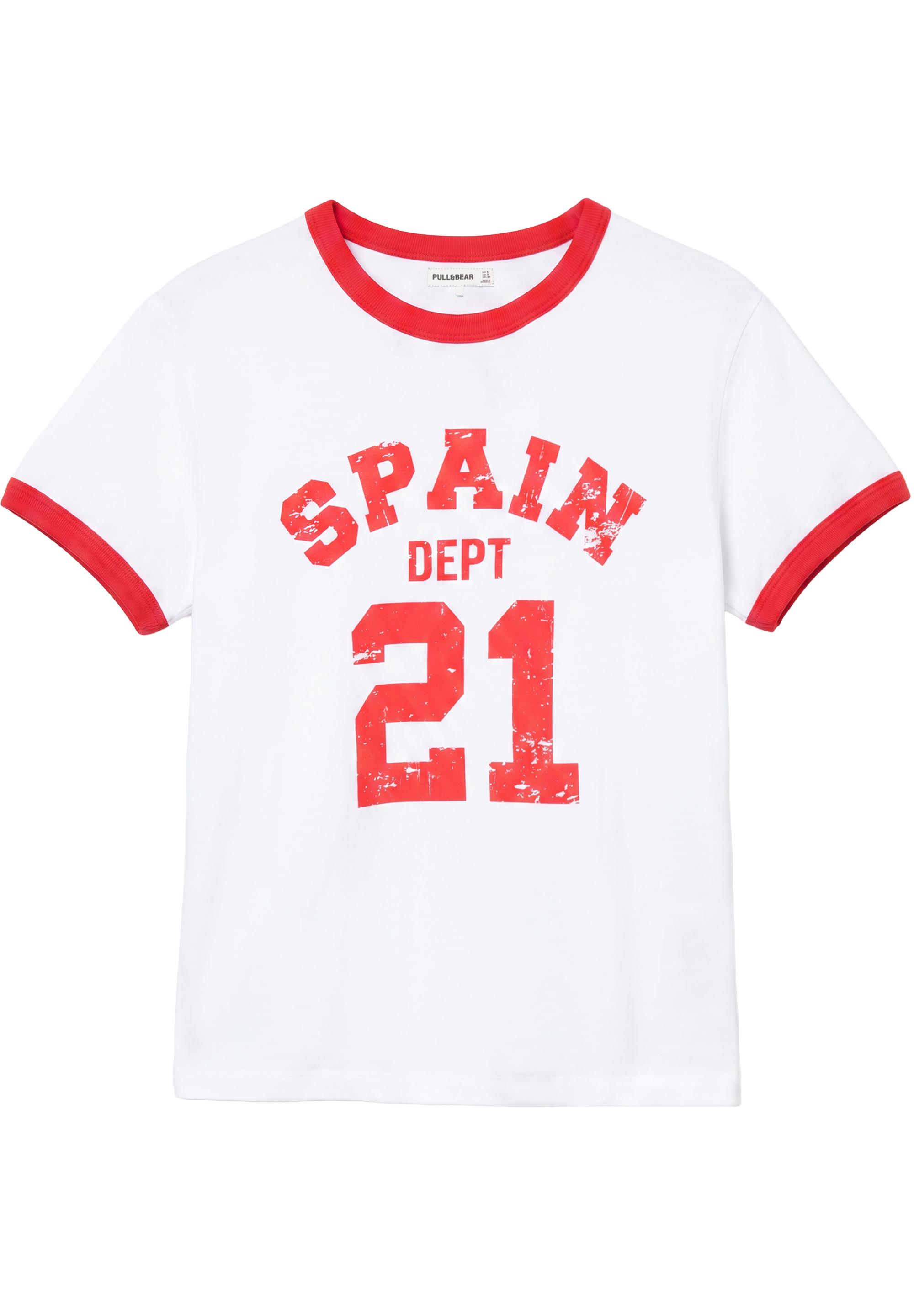 Spain 21 Graphic T-shirt — White