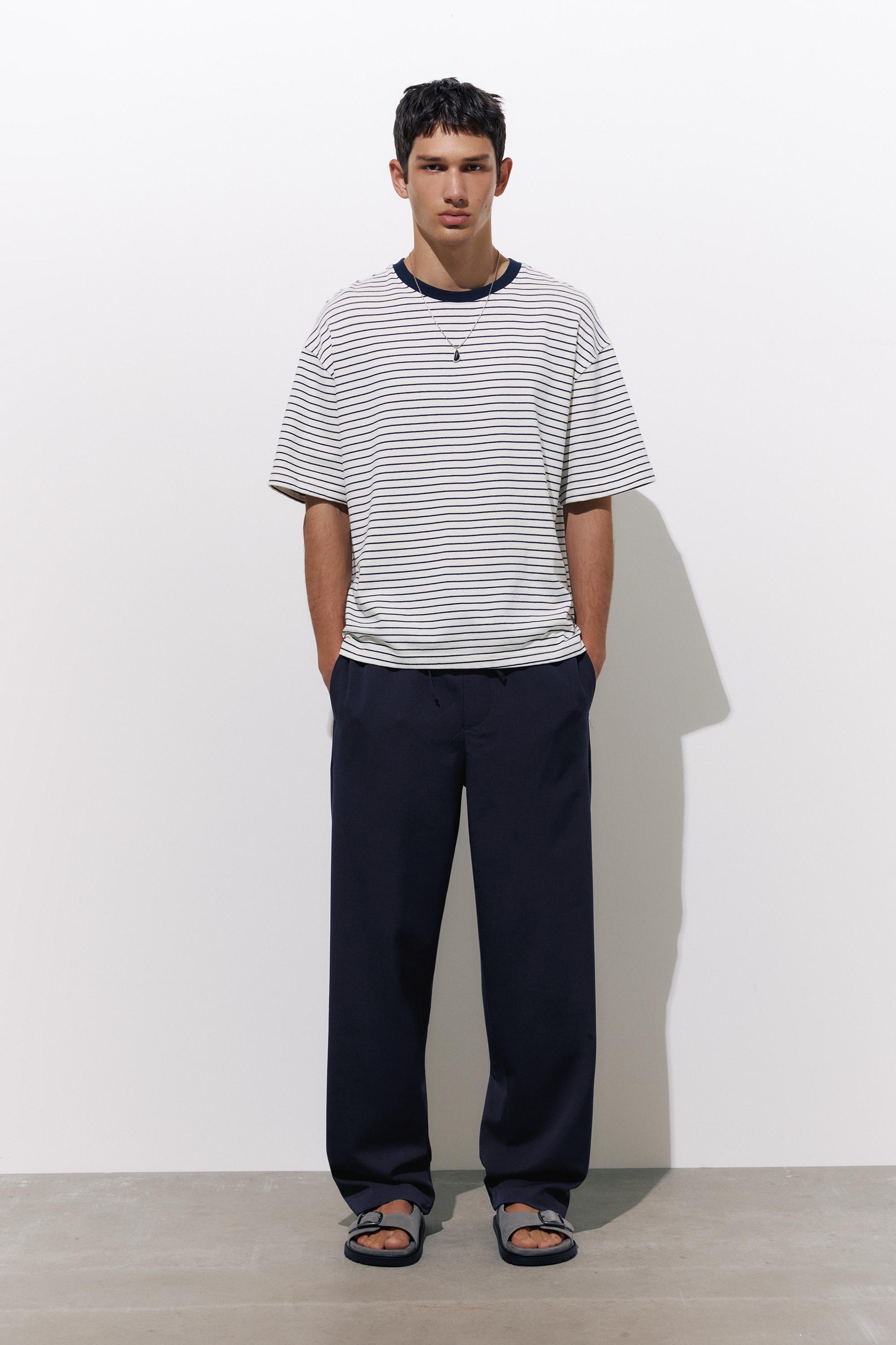 Tailored fit joggers — Navy