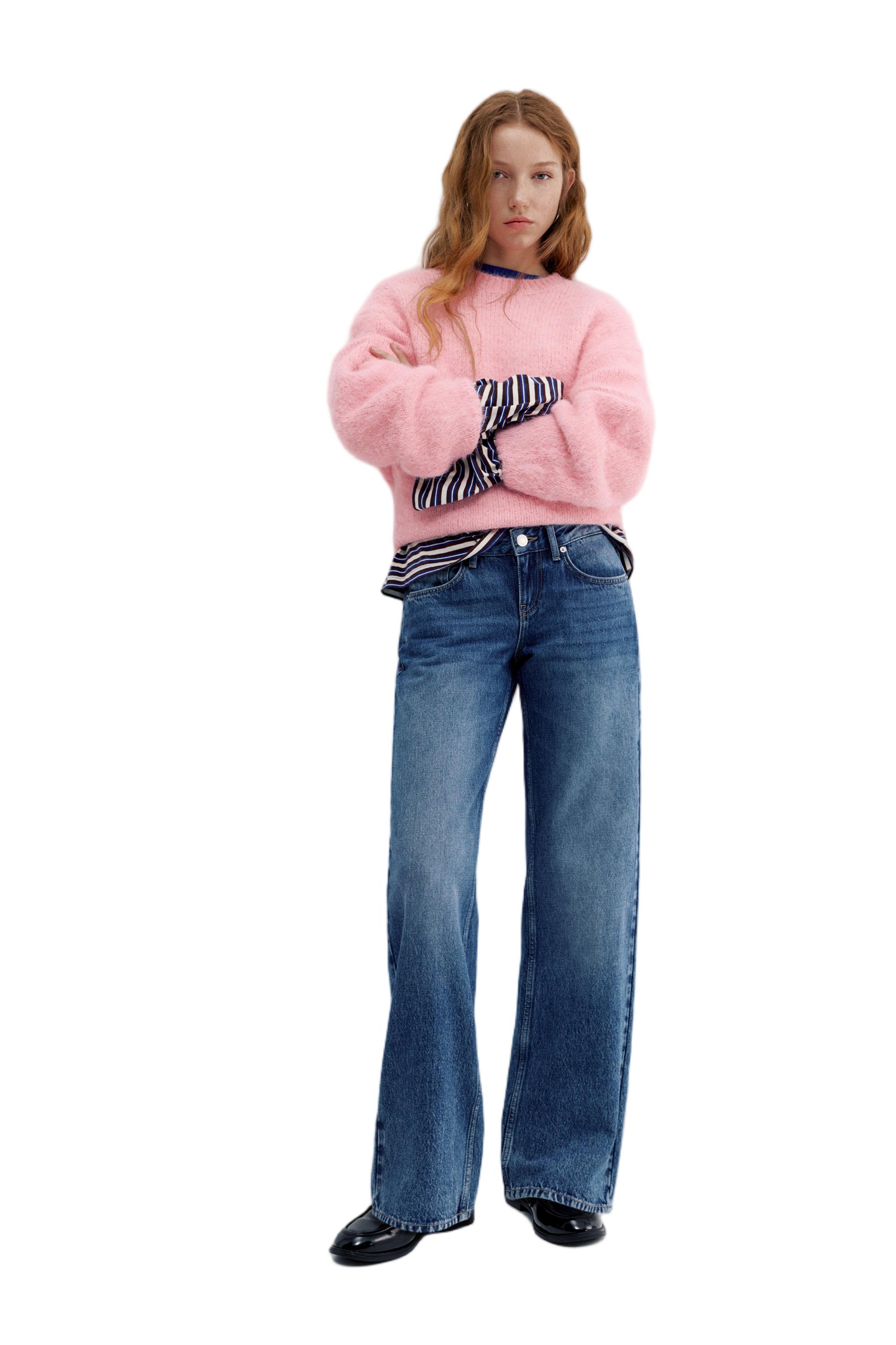 Yıldız detaylı straight fit jean - Görsel 52