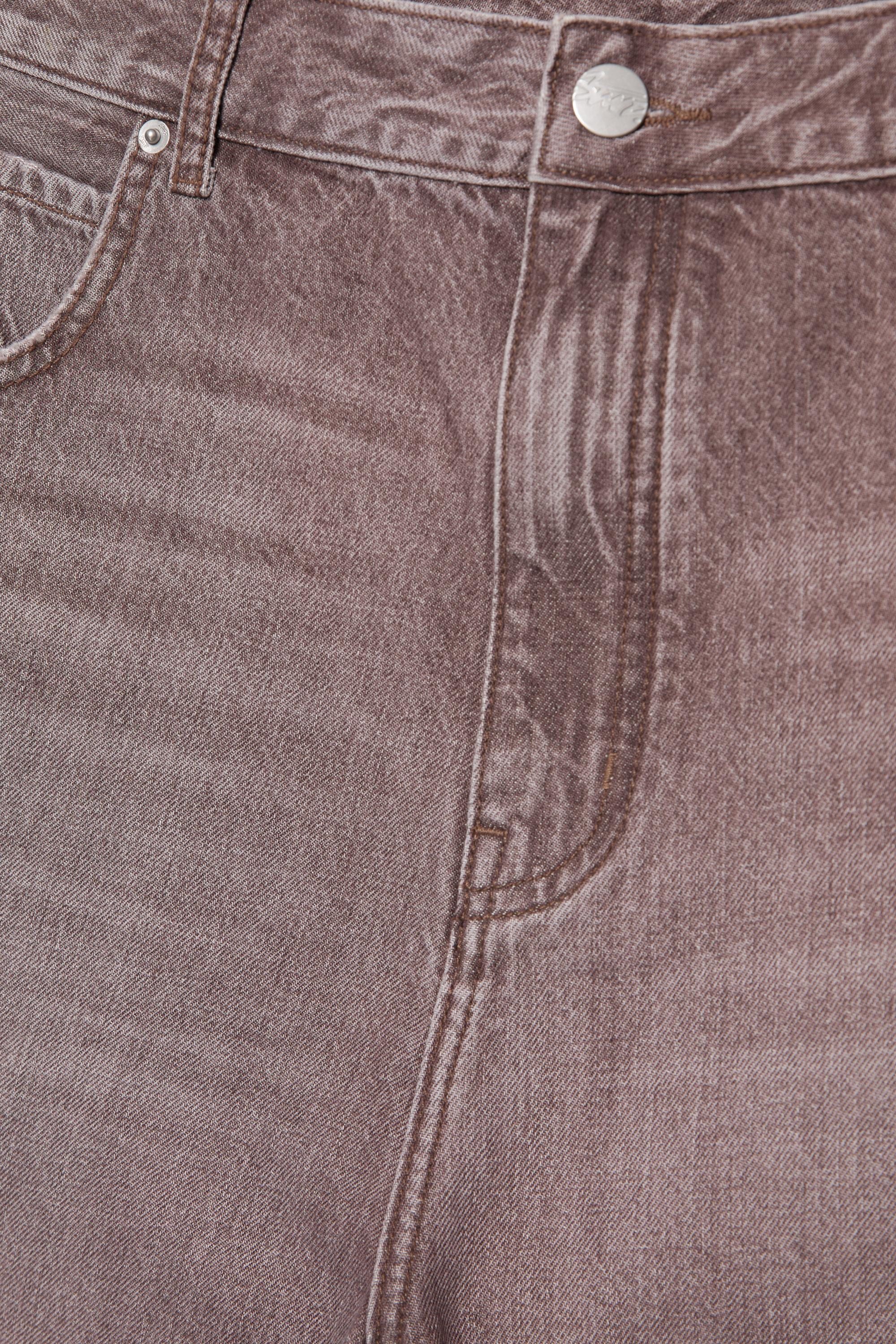 Relaxed fit baggy jeans — Fuchsia