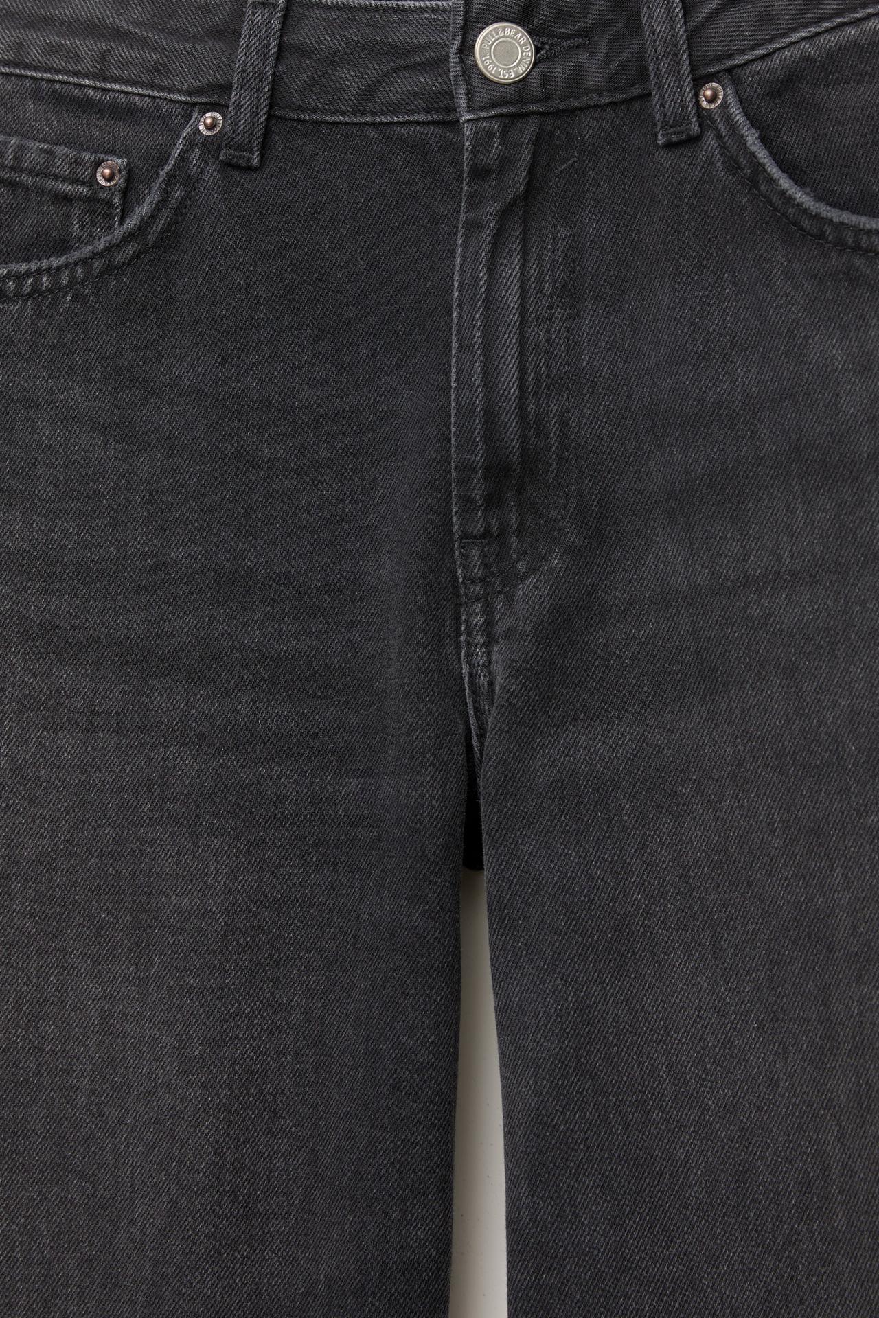 Low-rise baggy jeans — Black