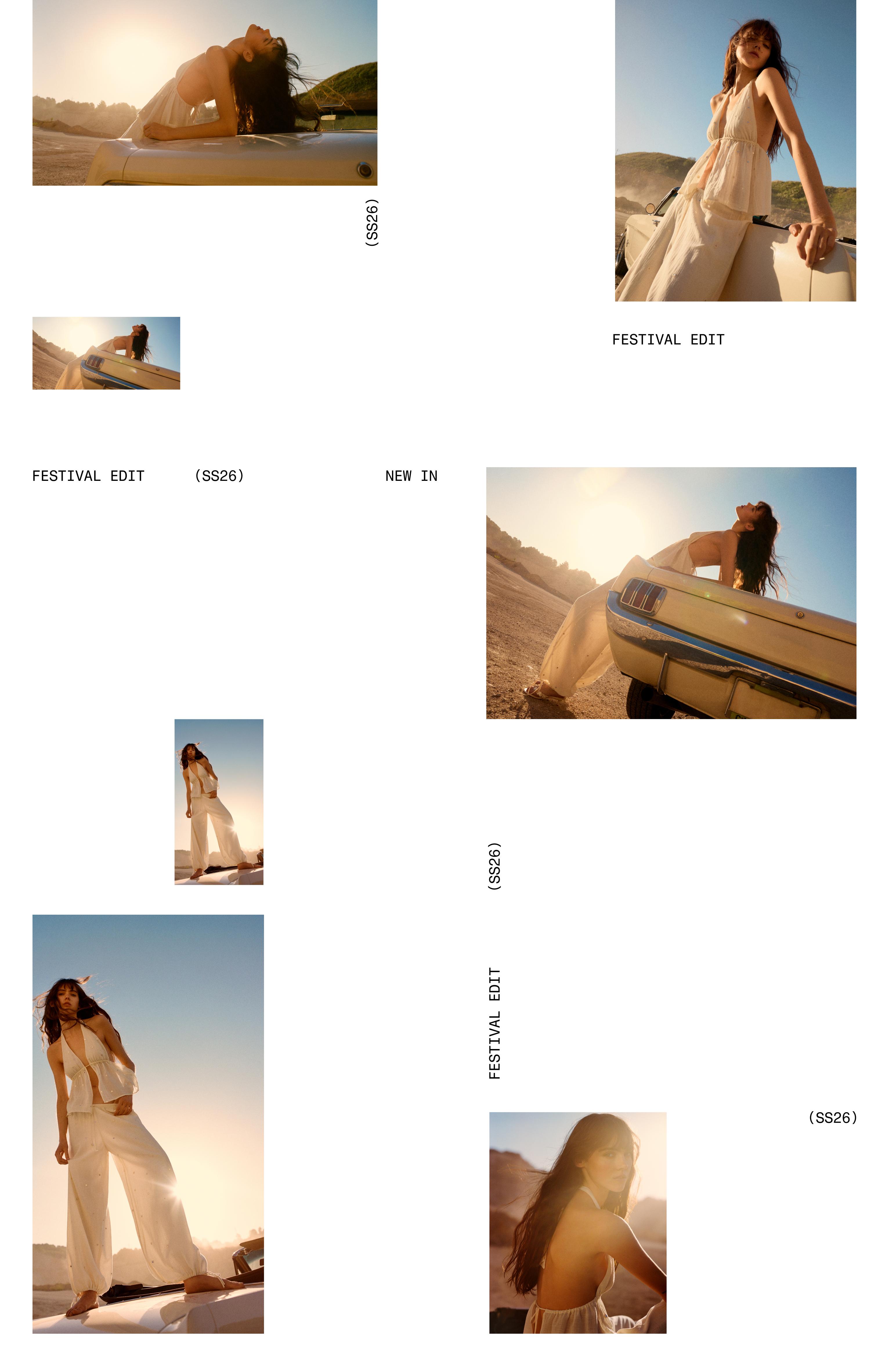Halter top with mirror details — Vanilla