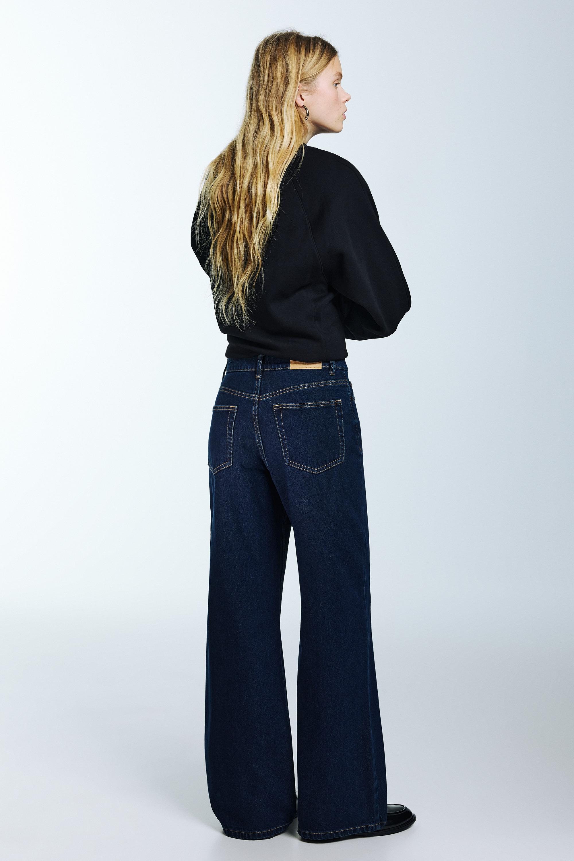 Wide leg yüksek bel jean - Görsel 205