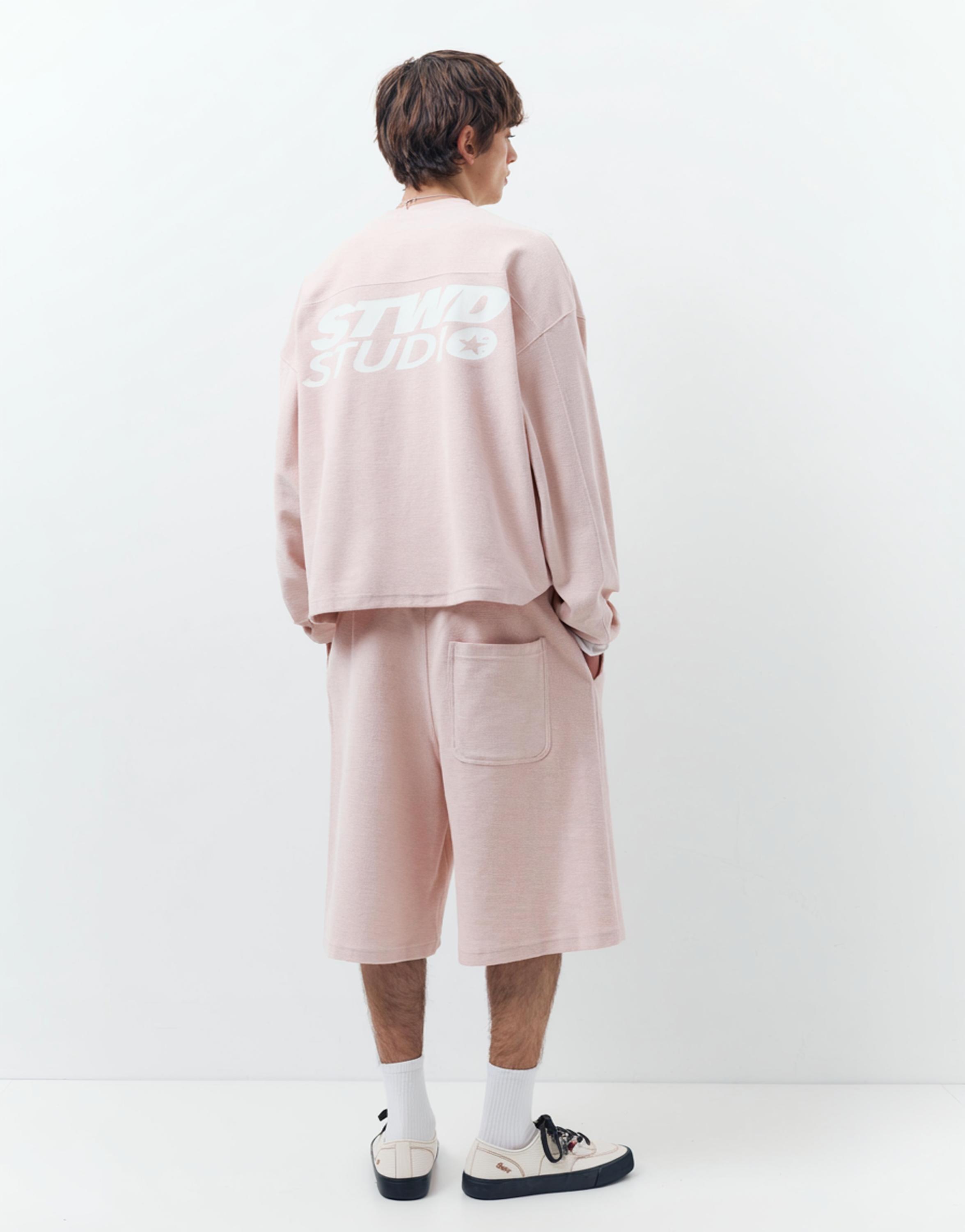 STWD skater jogger Bermuda shorts — Pink
