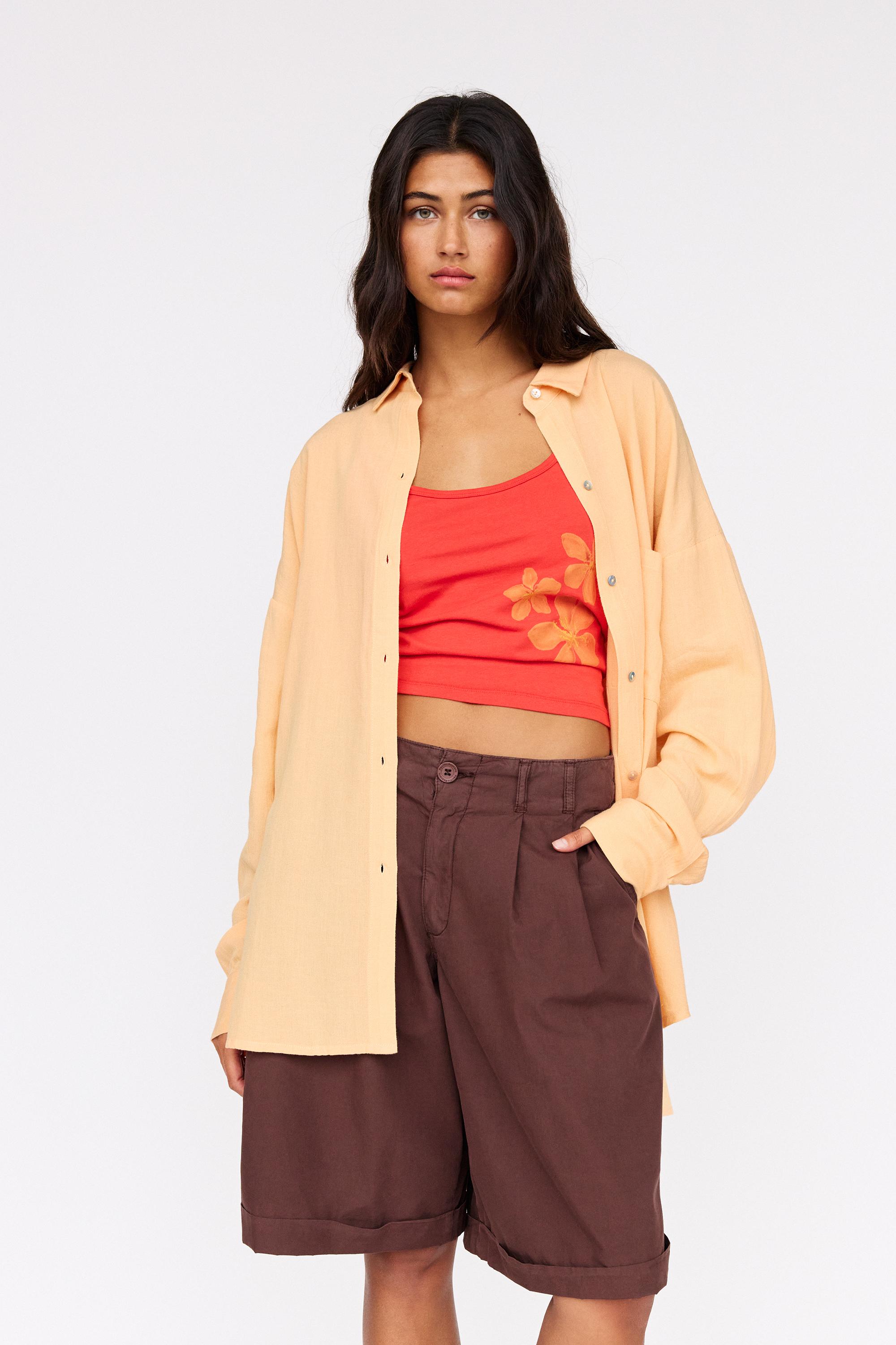 Rustikales Oversize-Hemd