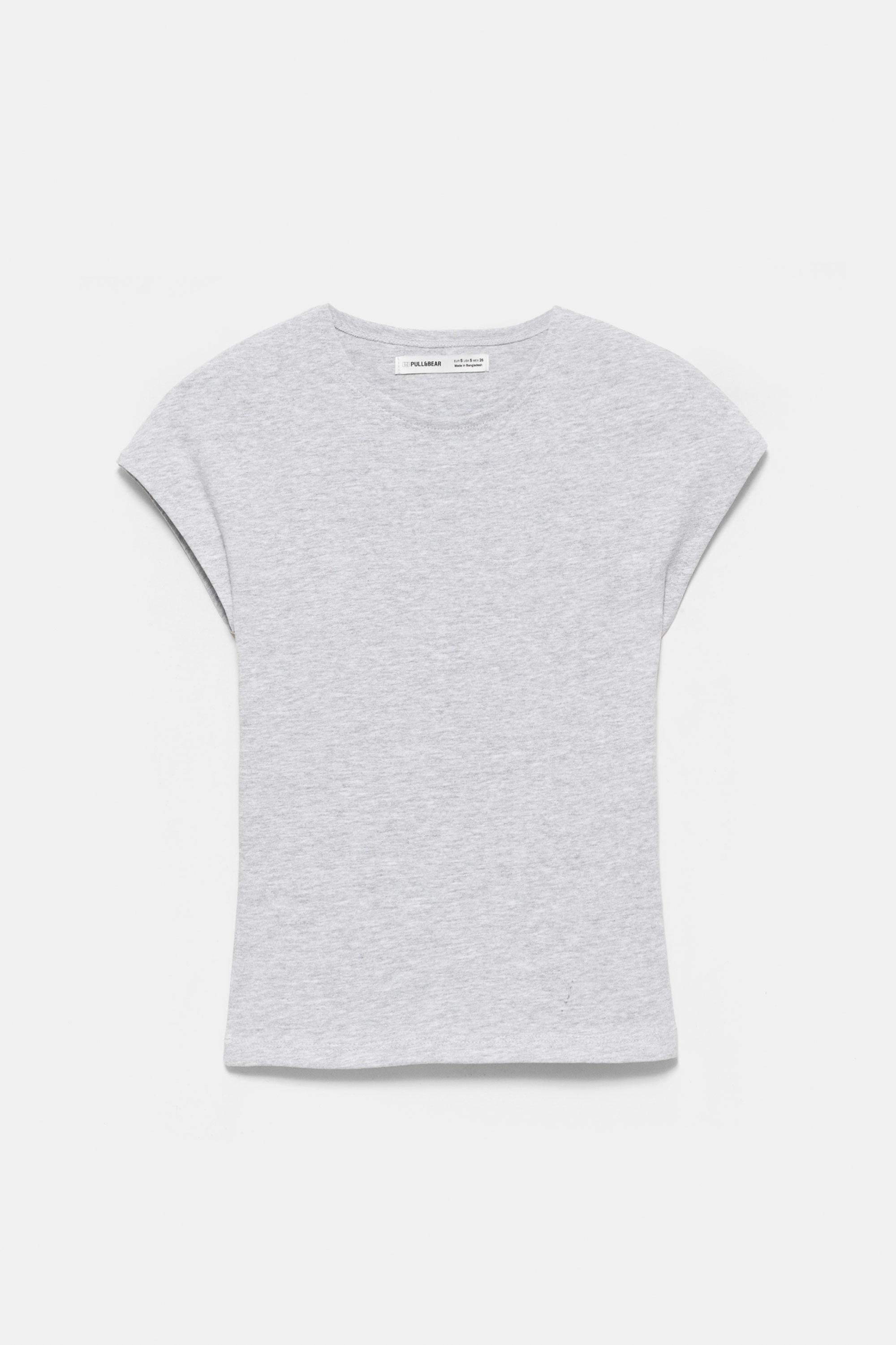 Dar Kesim Kısa Kollu Tişört - Görsel 145