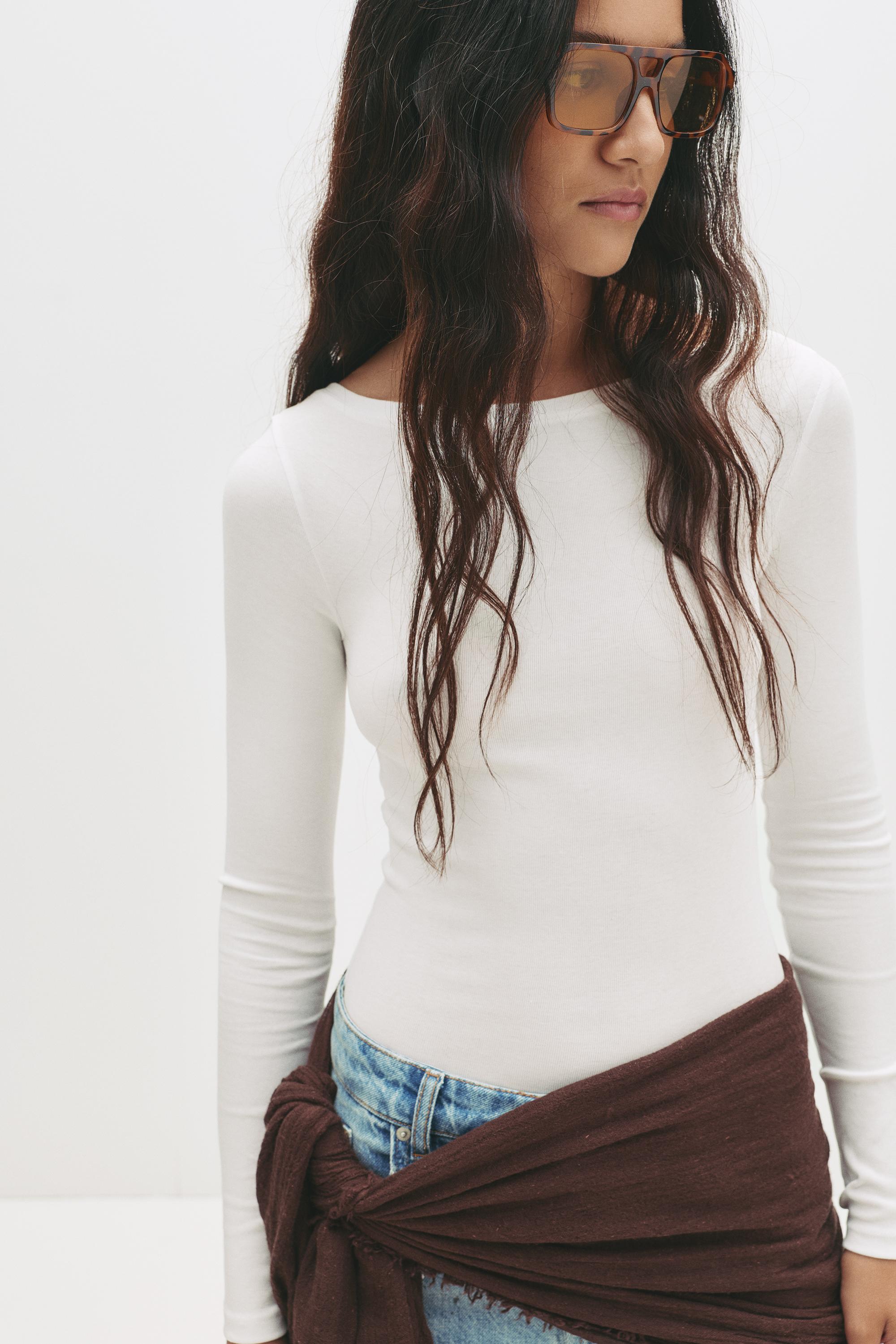 Uzun kollu body - Görsel 17