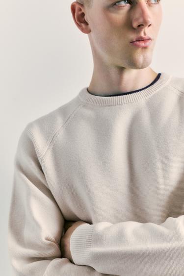Raglan sleeve knit jumper — Off white 3
